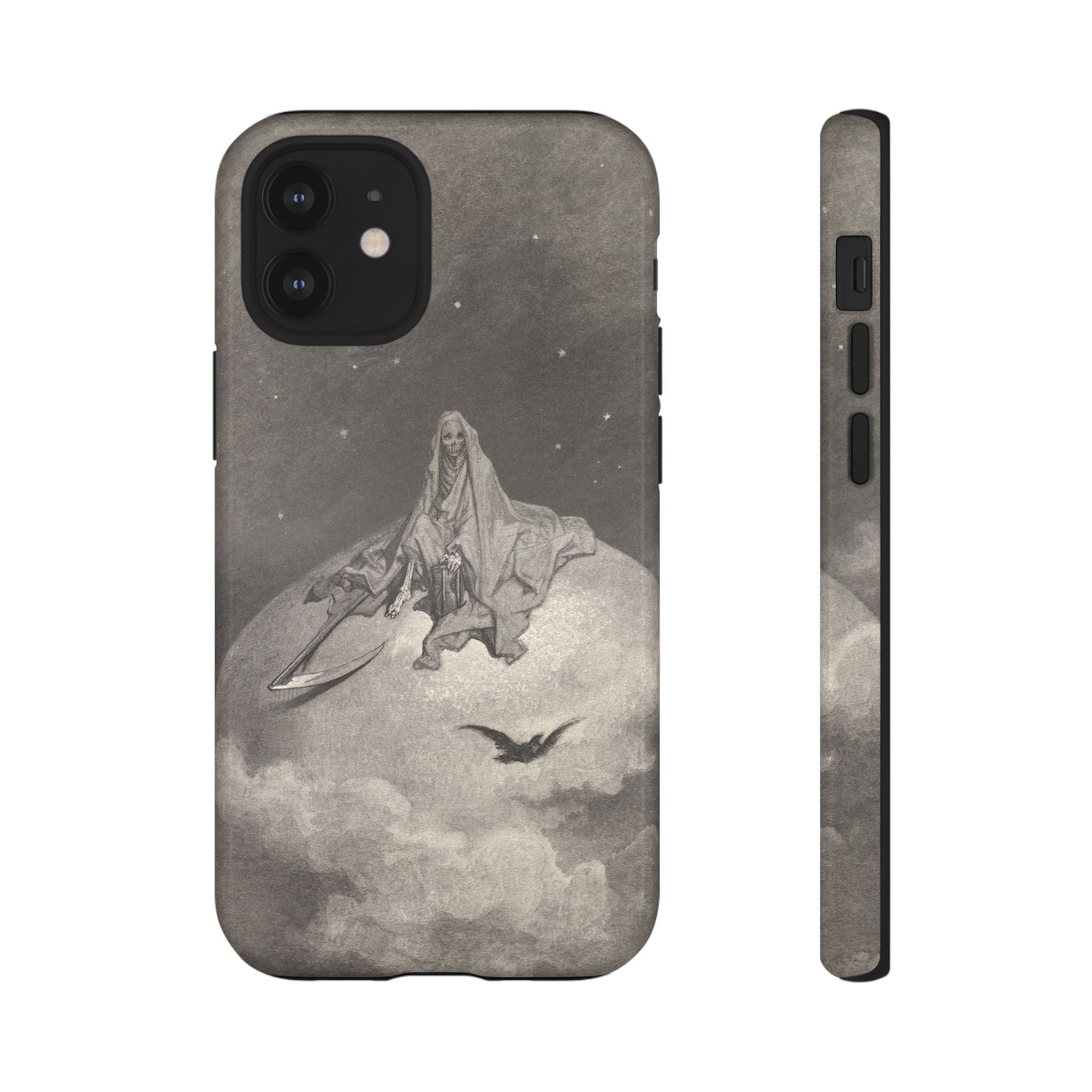 Doubting, dreaming dreams no mortal ever dared to dream before by Gustave Doré - iPhone Tough Case