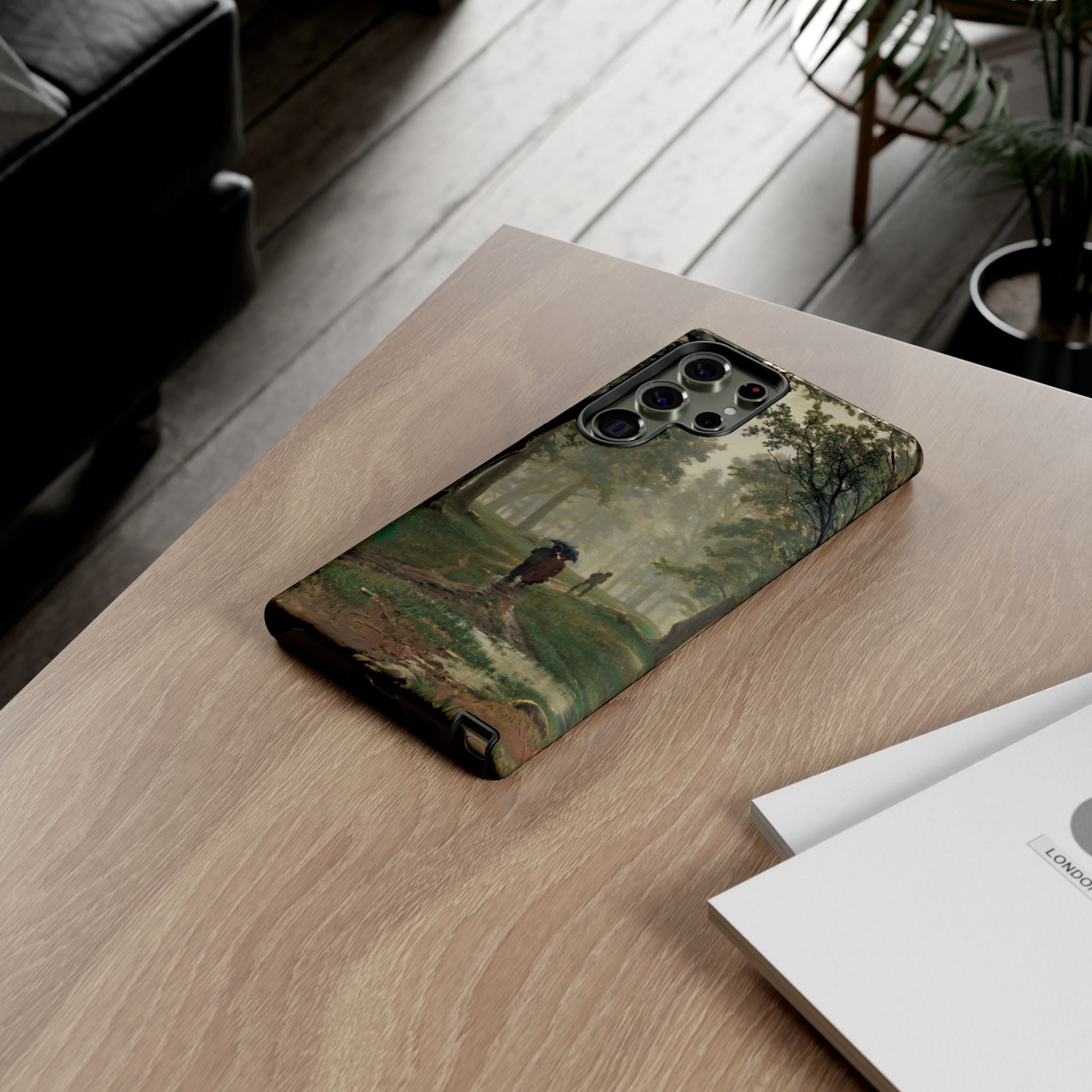 Rain in an Oak Forest by Ivan Ivanovich Shishkin - Samsung Tough Case