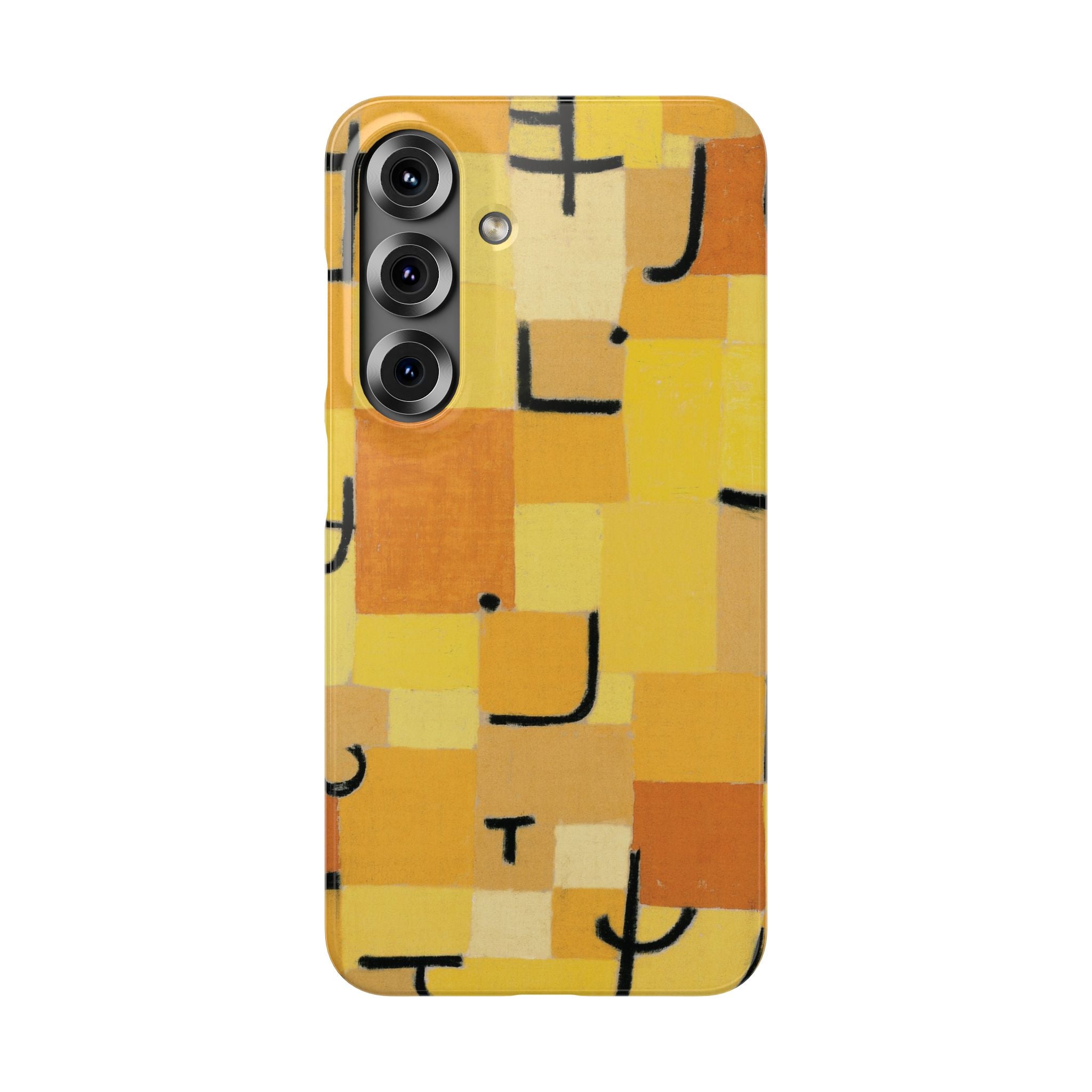 Signs in Yellow by Paul Klee - Samsung Slim Case