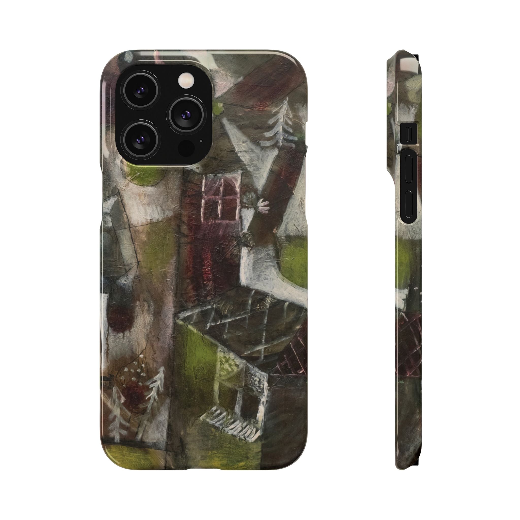 Swamp Legend by Paul Klee - iPhone Slim Case