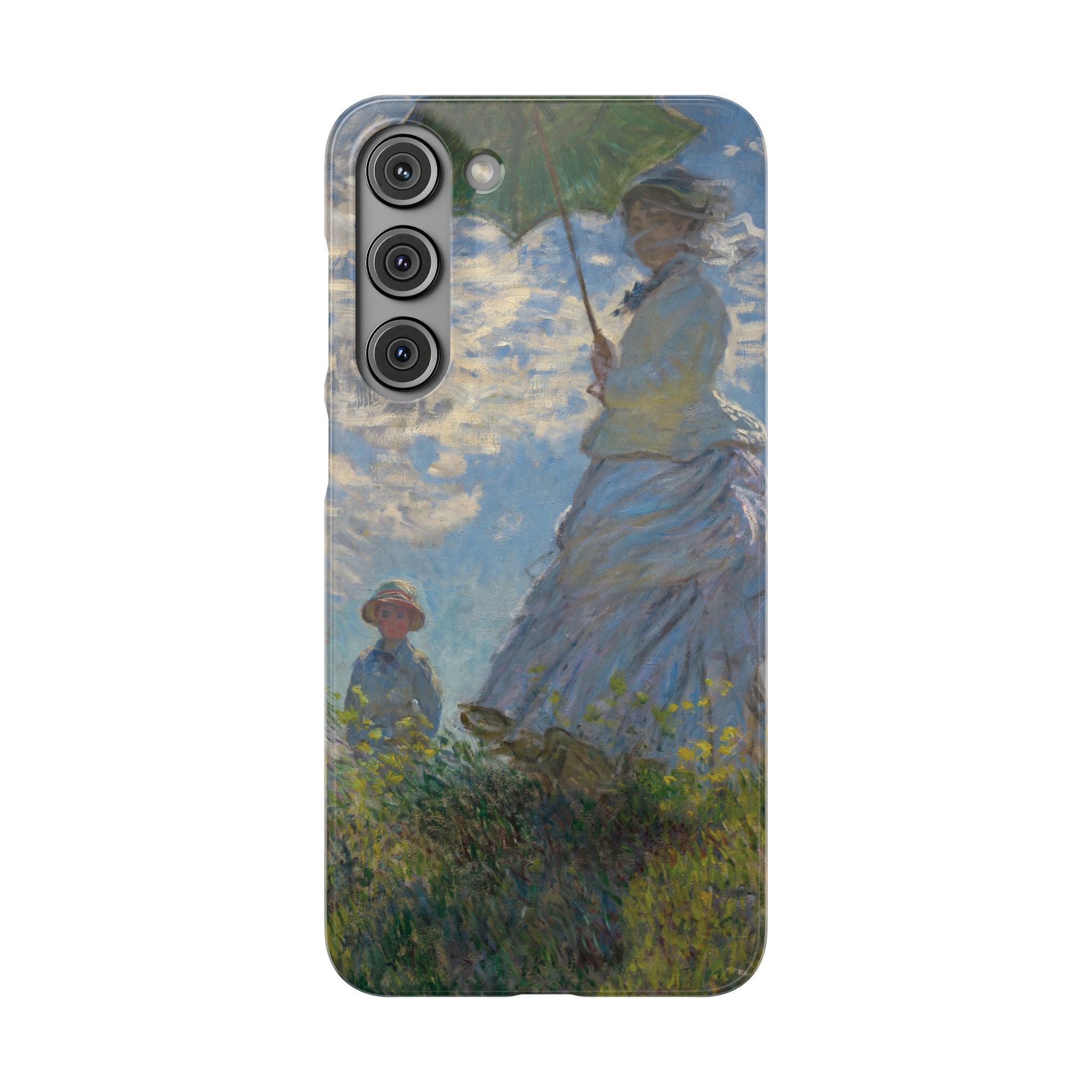 Madame Monet and Her Son by Claude Monet - Samsung Slim Case