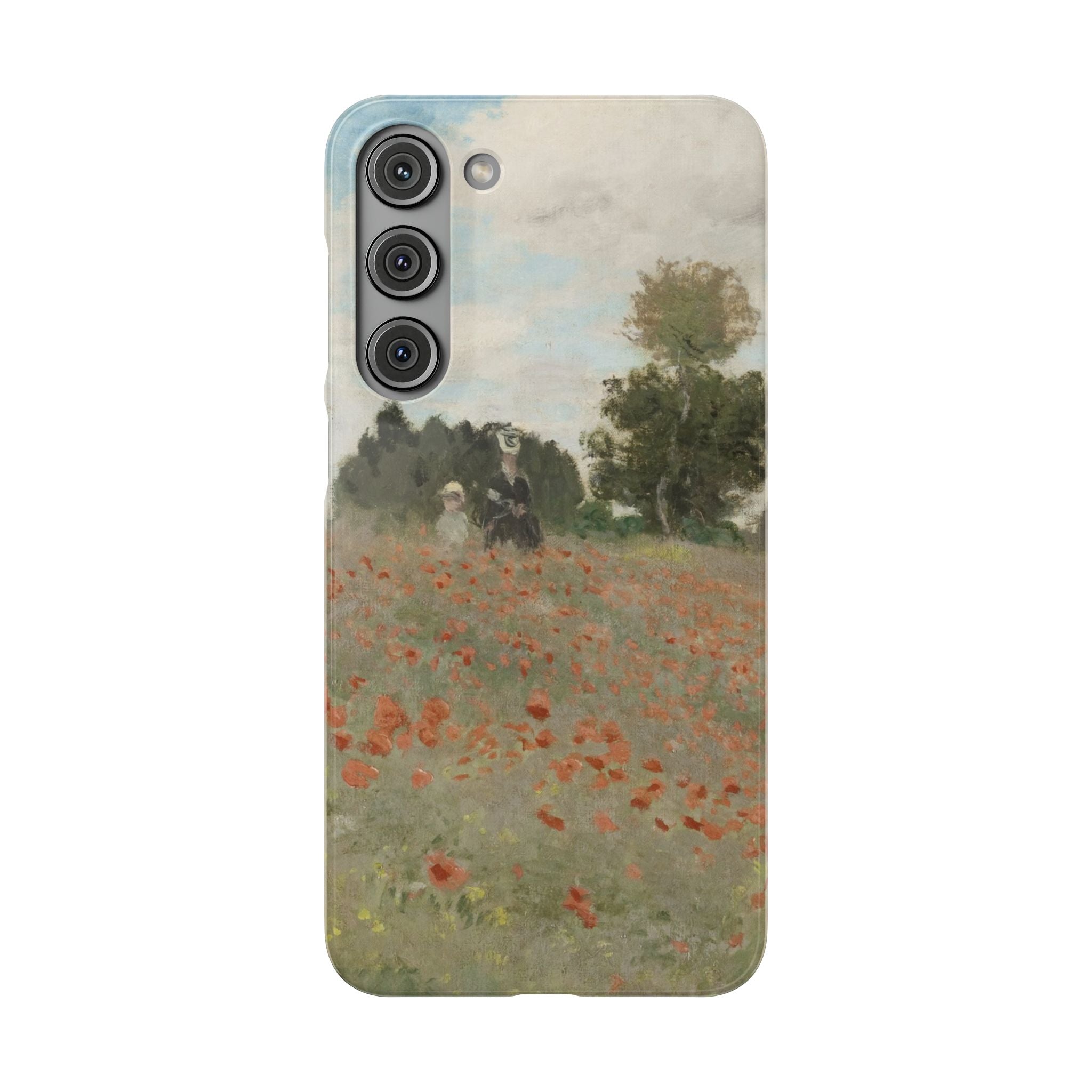 The Poppy Field by Claude Monet - Samsung Slim Case