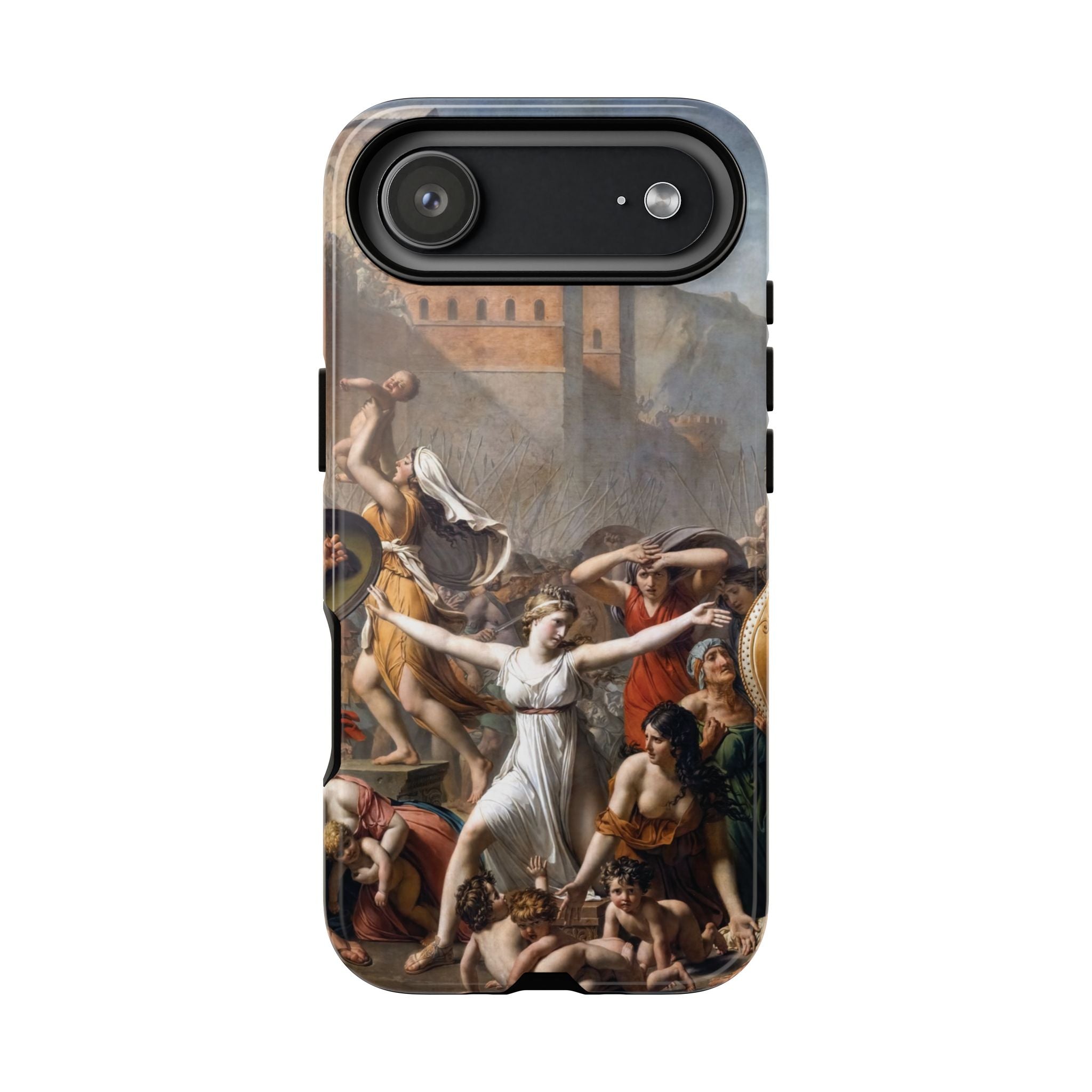 The Intervention of the Sabine Women by Jacques-Louis David - iPhone Tough Case