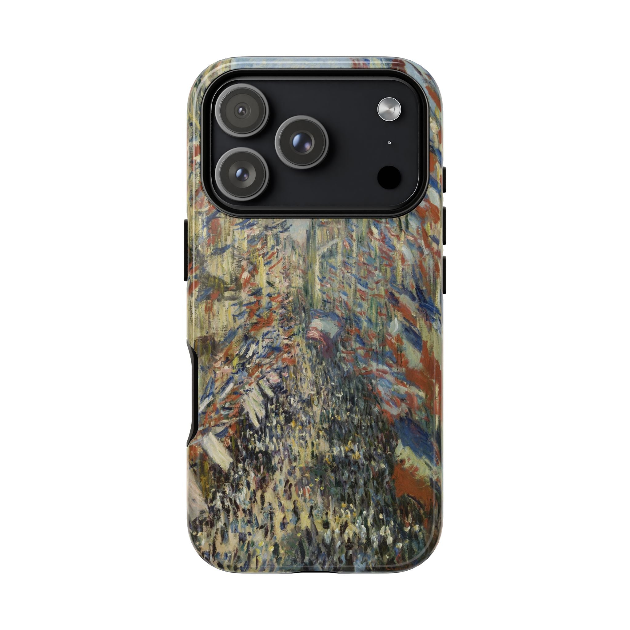 The Rue Montorgueil in Paris by Claude Monet - iPhone Tough Case