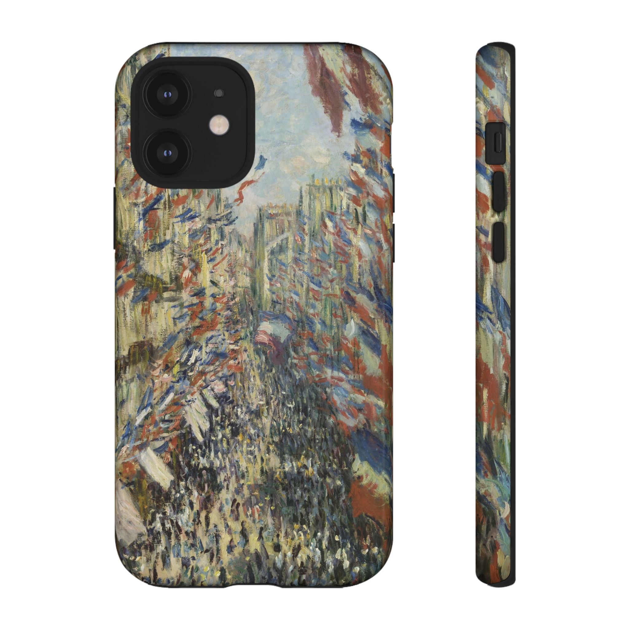 The Rue Montorgueil in Paris by Claude Monet - iPhone Tough Case