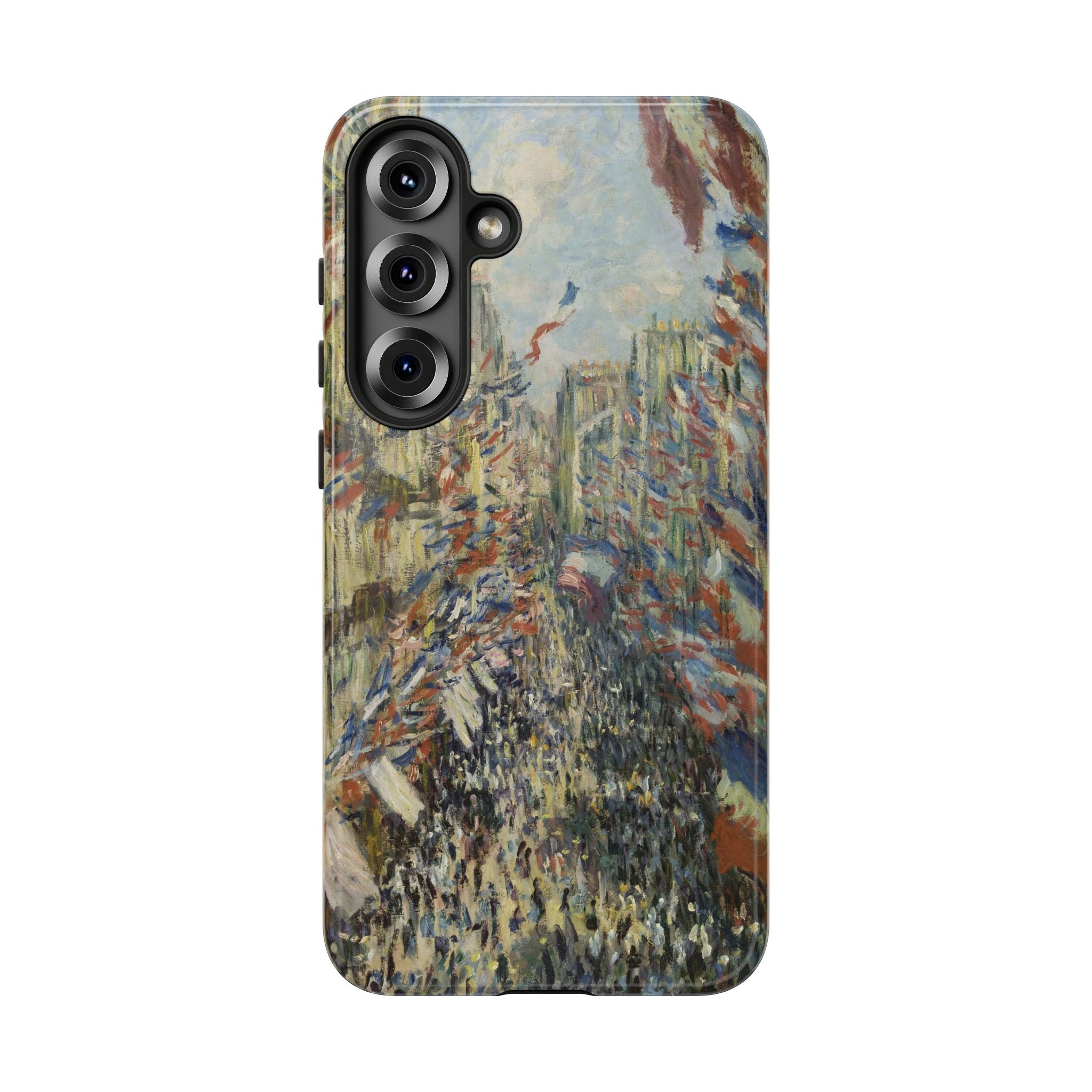 The Rue Montorgueil in Paris by Claude Monet - Samsung Tough Case