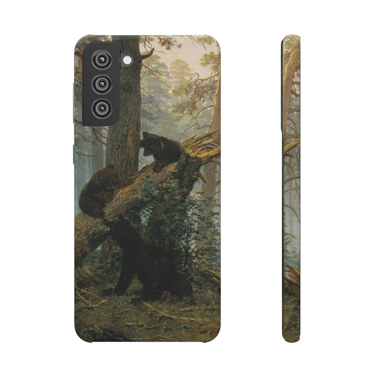 Morning in a Pine Forest by Ivan Ivanovich Shishkin - Samsung Slim Case