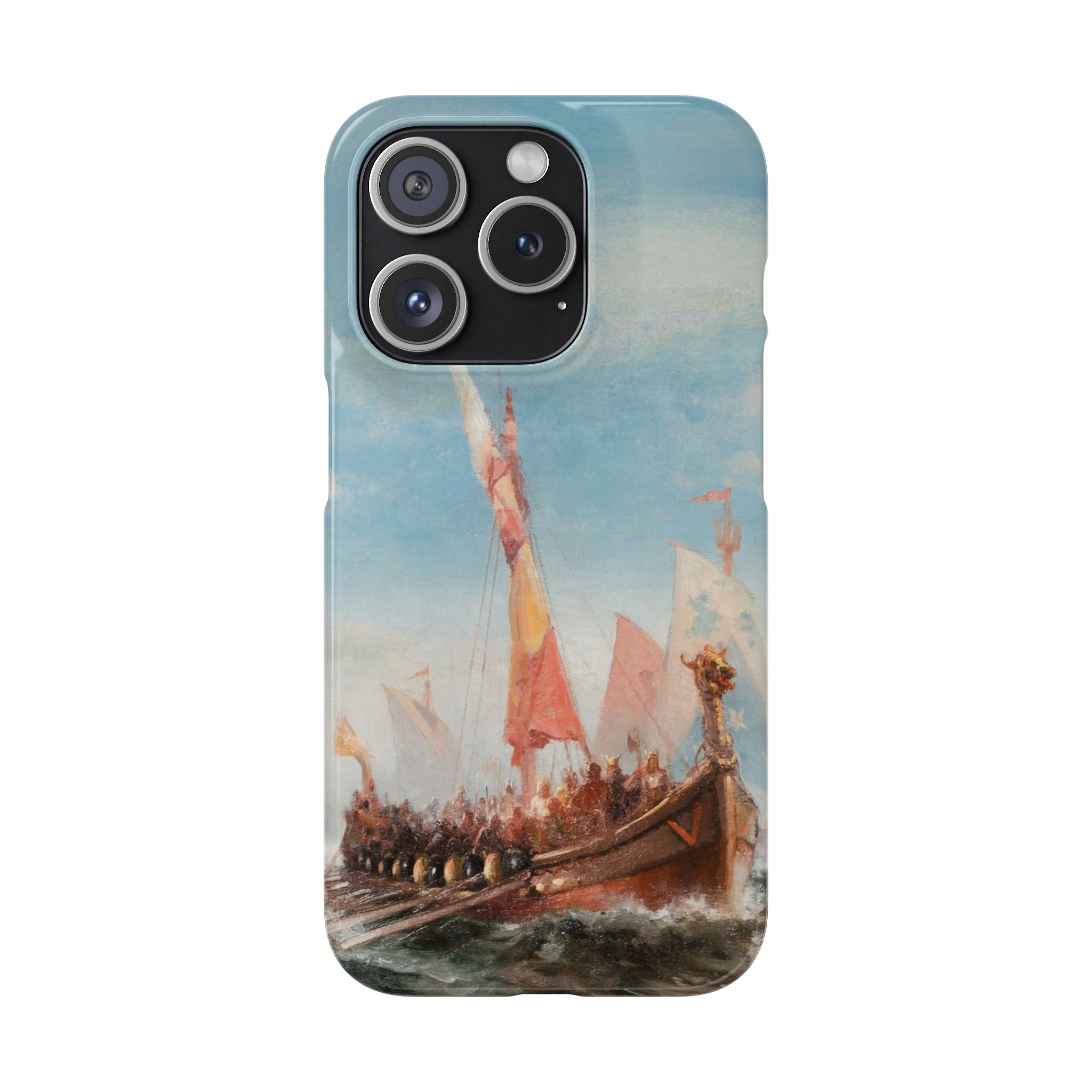 Viking Armada by Edward Moran - iPhone Slim Case