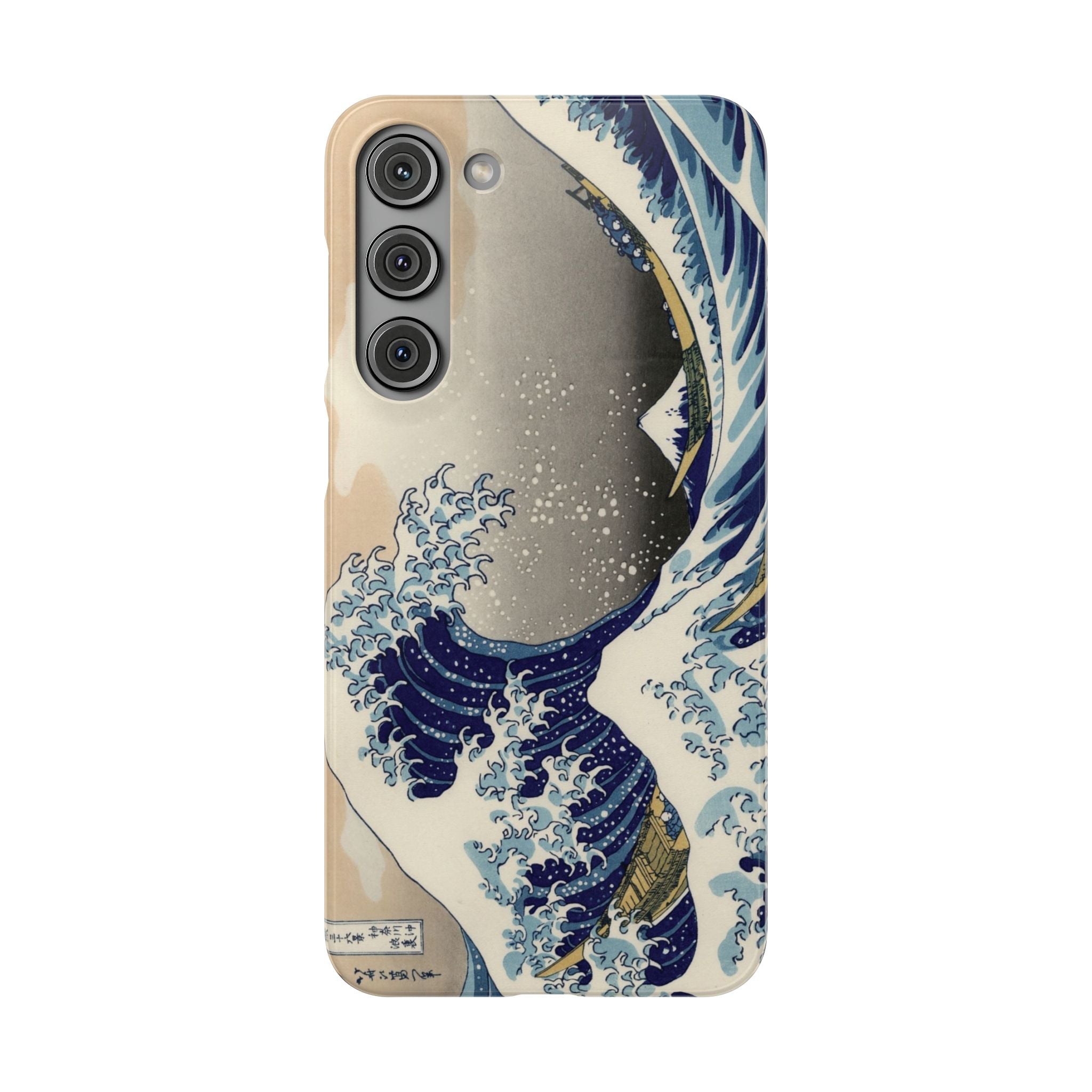 The Great Wave off Kanagawa by Hokusai - Samsung Slim Case