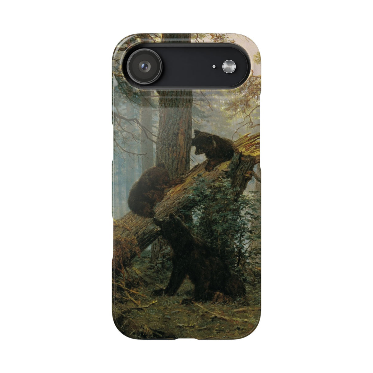 Morning in a Pine Forest by Ivan Ivanovich Shishkin - iPhone Slim Case