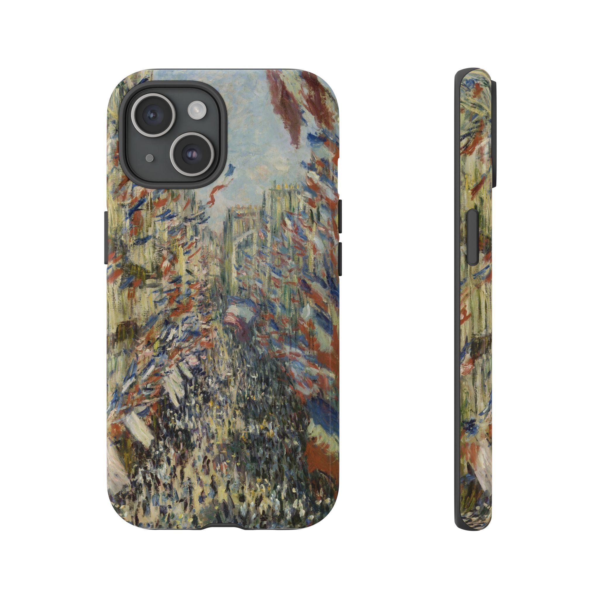 The Rue Montorgueil in Paris by Claude Monet - iPhone Tough Case