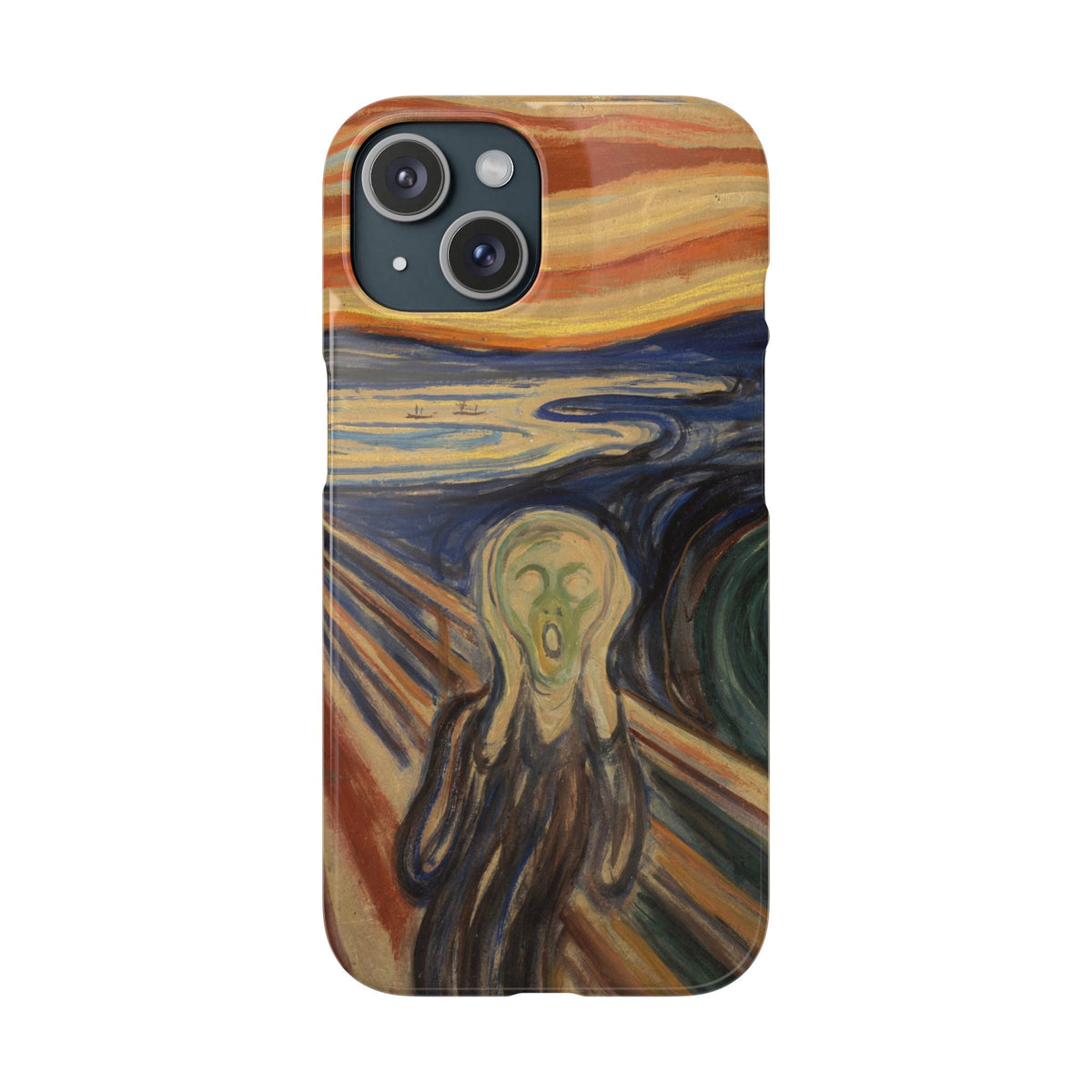 The scream by Edvard Munch - iPhone Slim Case
