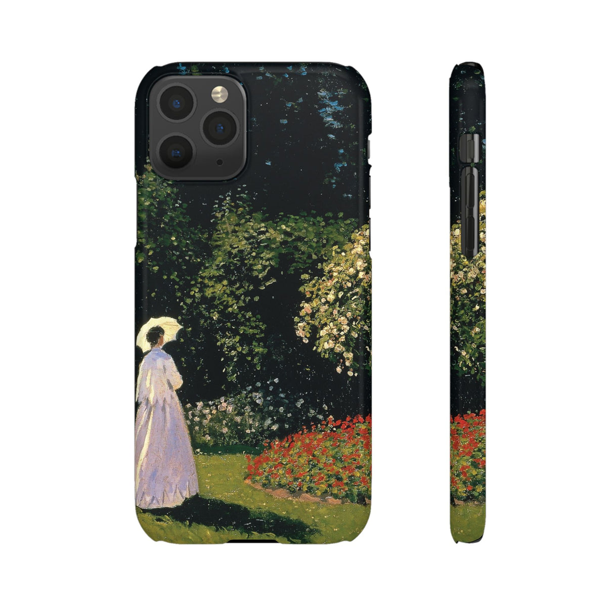 Woman in the Garden by Claude Monet - iPhone Slim Case
