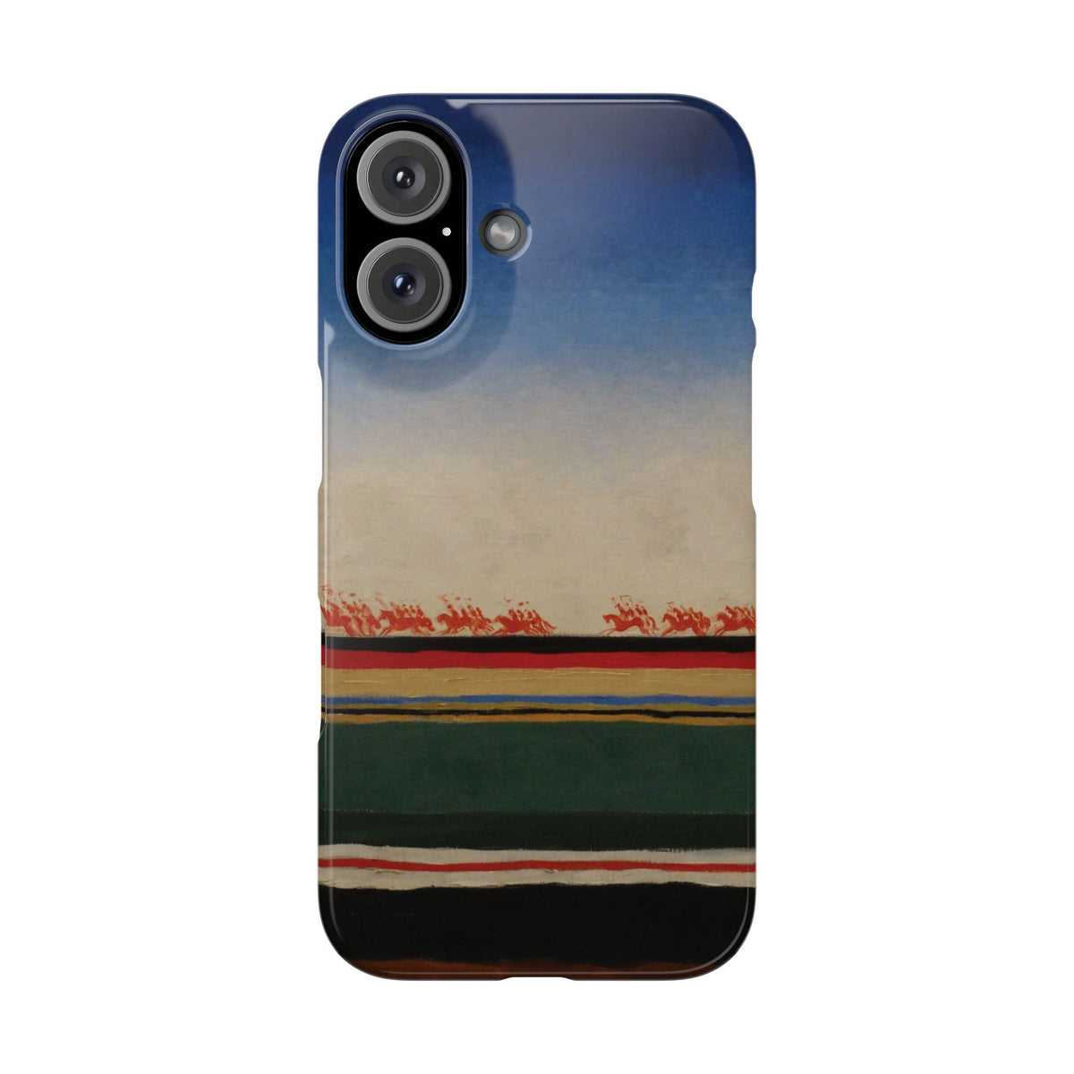 Red Cavalry Riding by Kazimir Malevich - iPhone Slim Case
