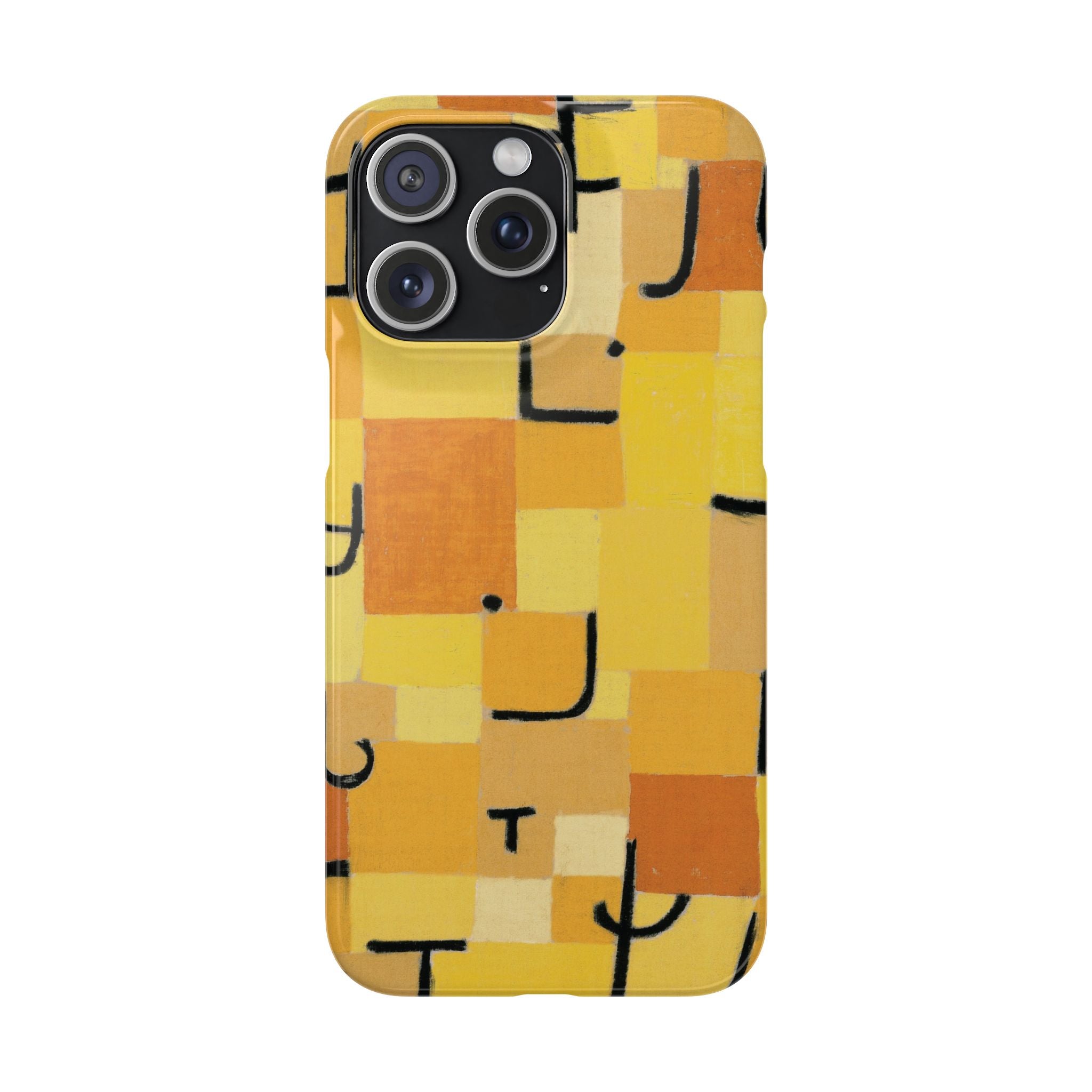Signs in Yellow by Paul Klee - iPhone Slim Case