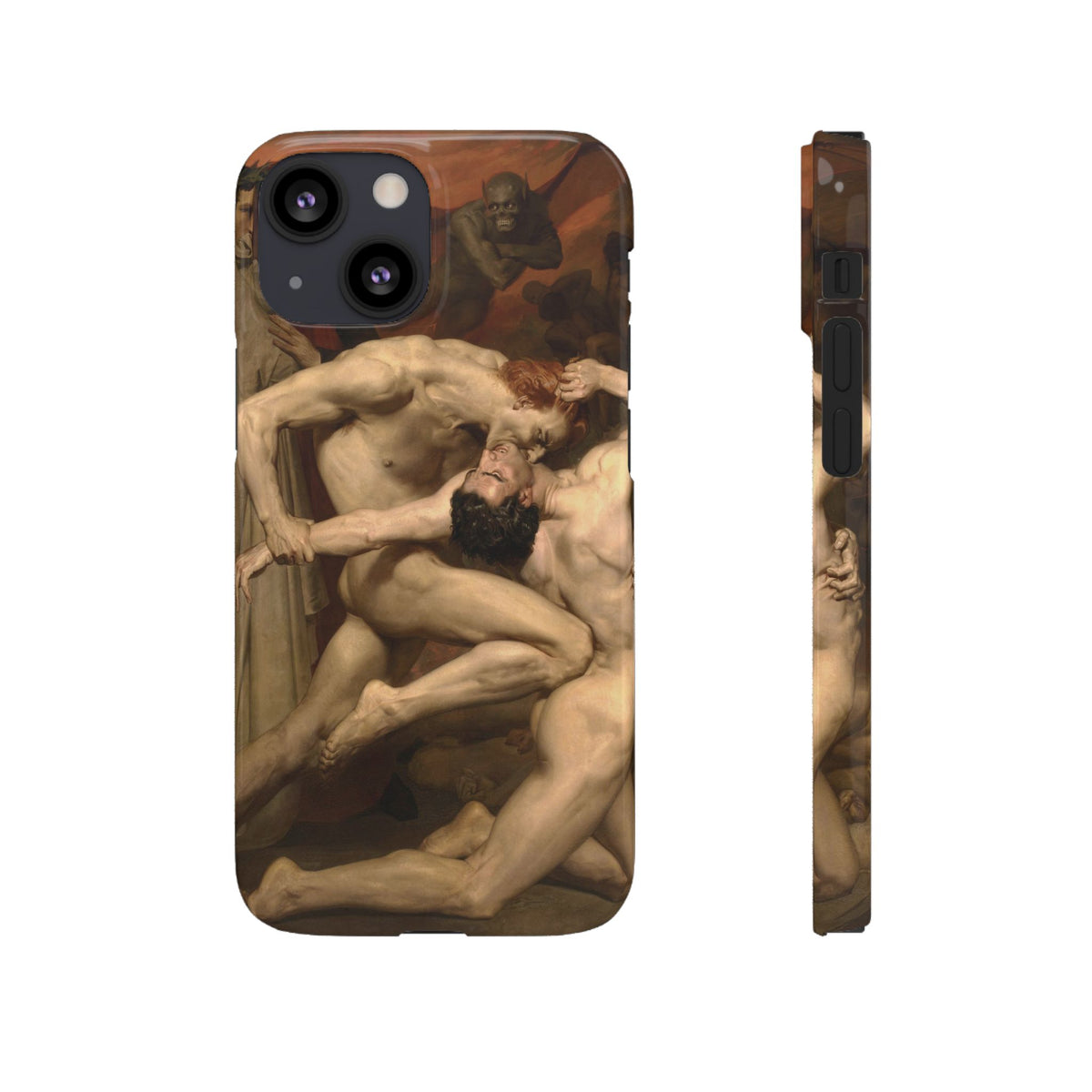 Dante and Virgile by William Bouguereau - iPhone Slim Case