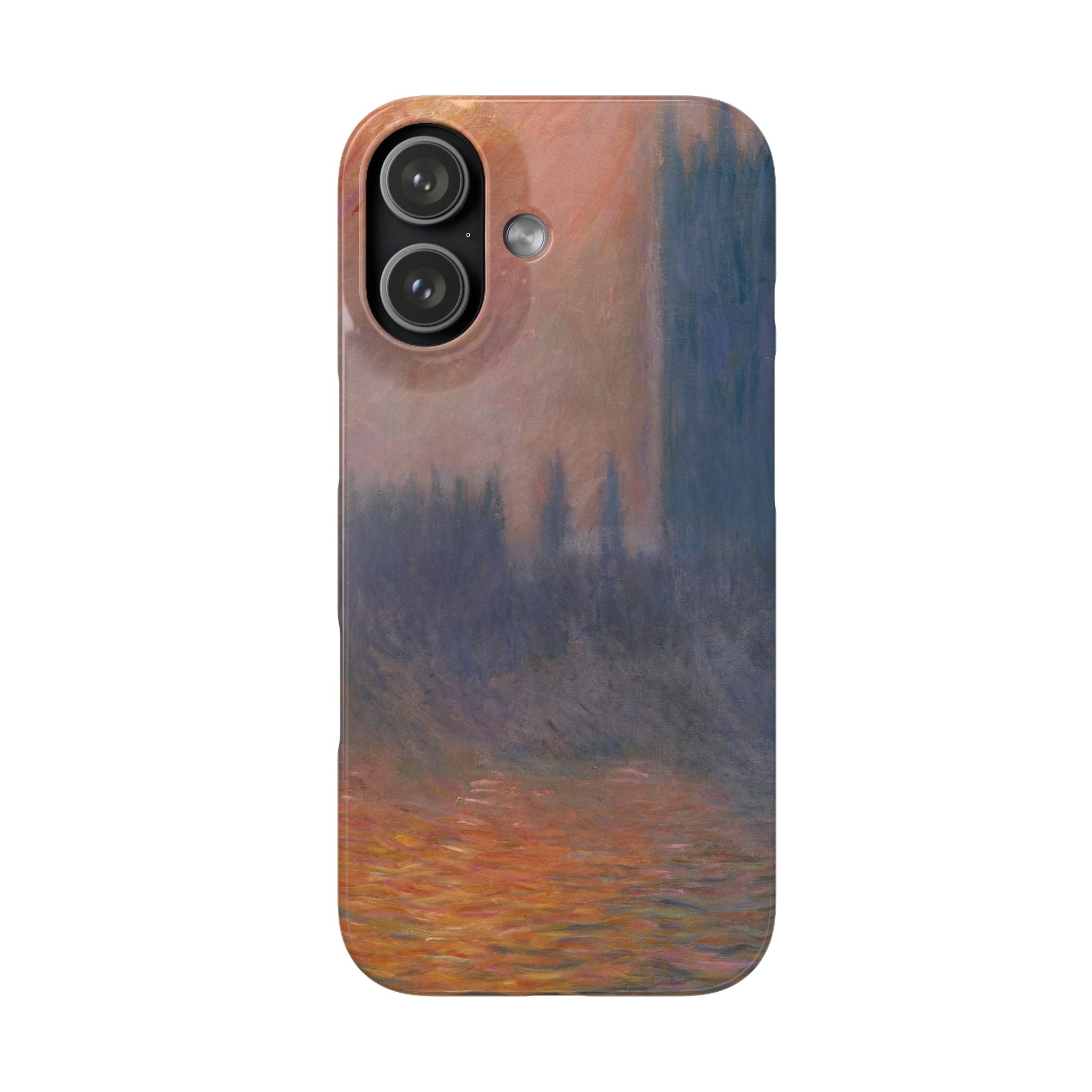 The Houses of Parliament Sunset by Claude Monet - iPhone Slim Case