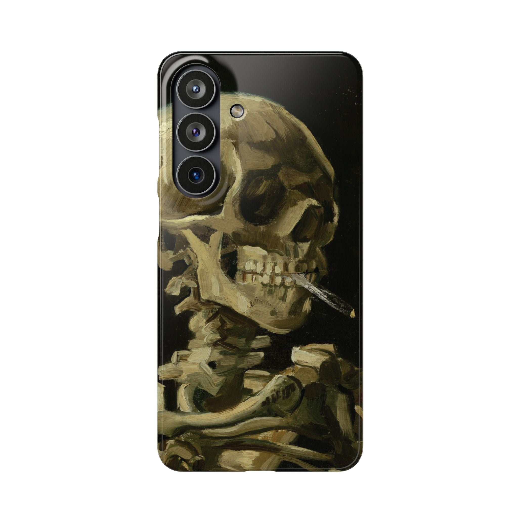 Skeleton with Cigarette by Van Gogh - Samsung Slim Case