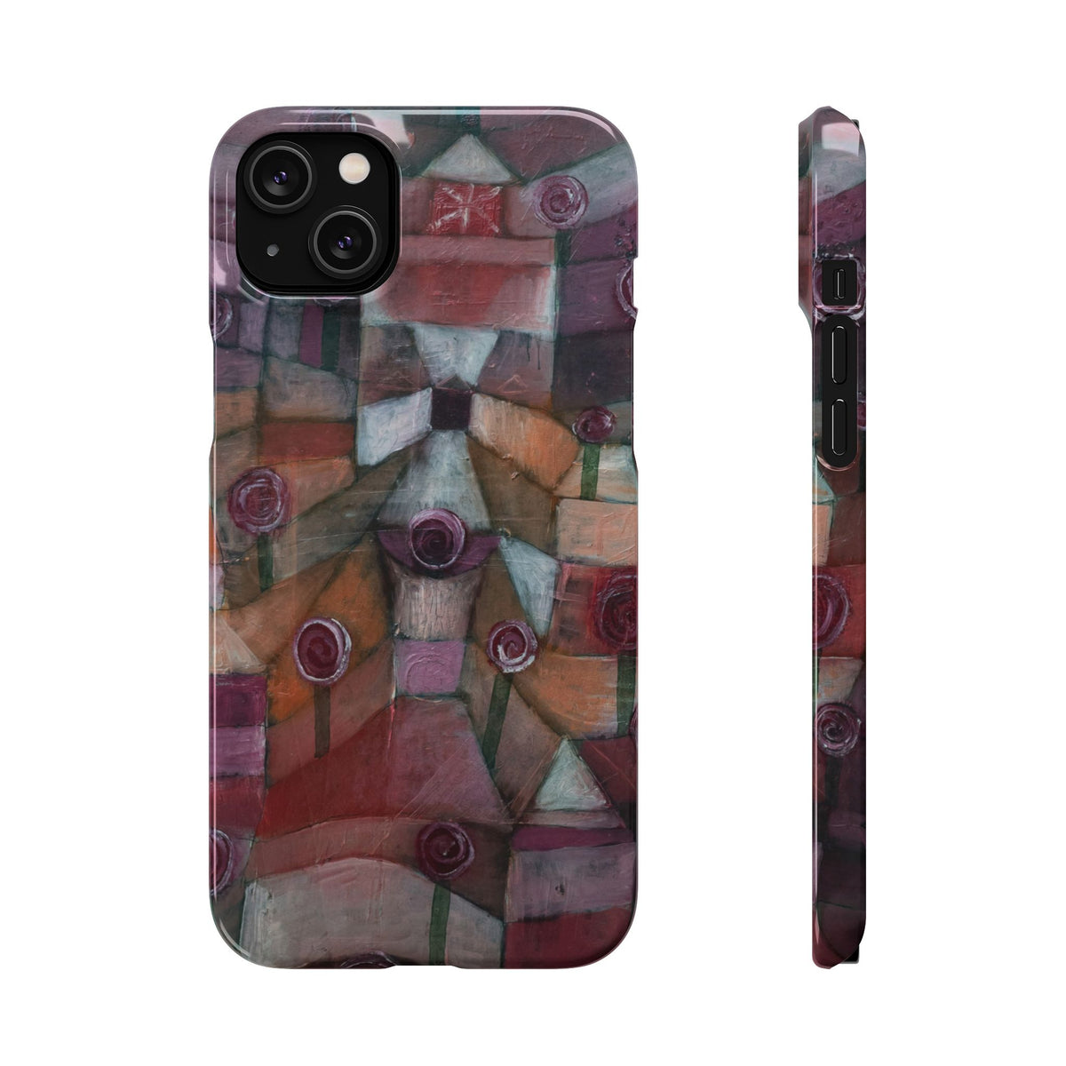 Rose Garden by Paul Klee - iPhone Slim Case