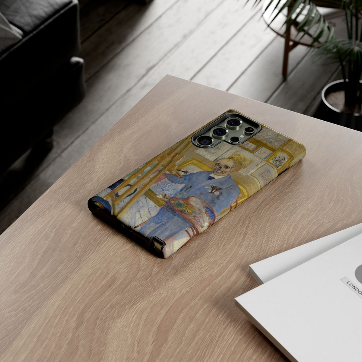 Skeleton Painter in his Studio by James Ensor - Samsung Tough Case