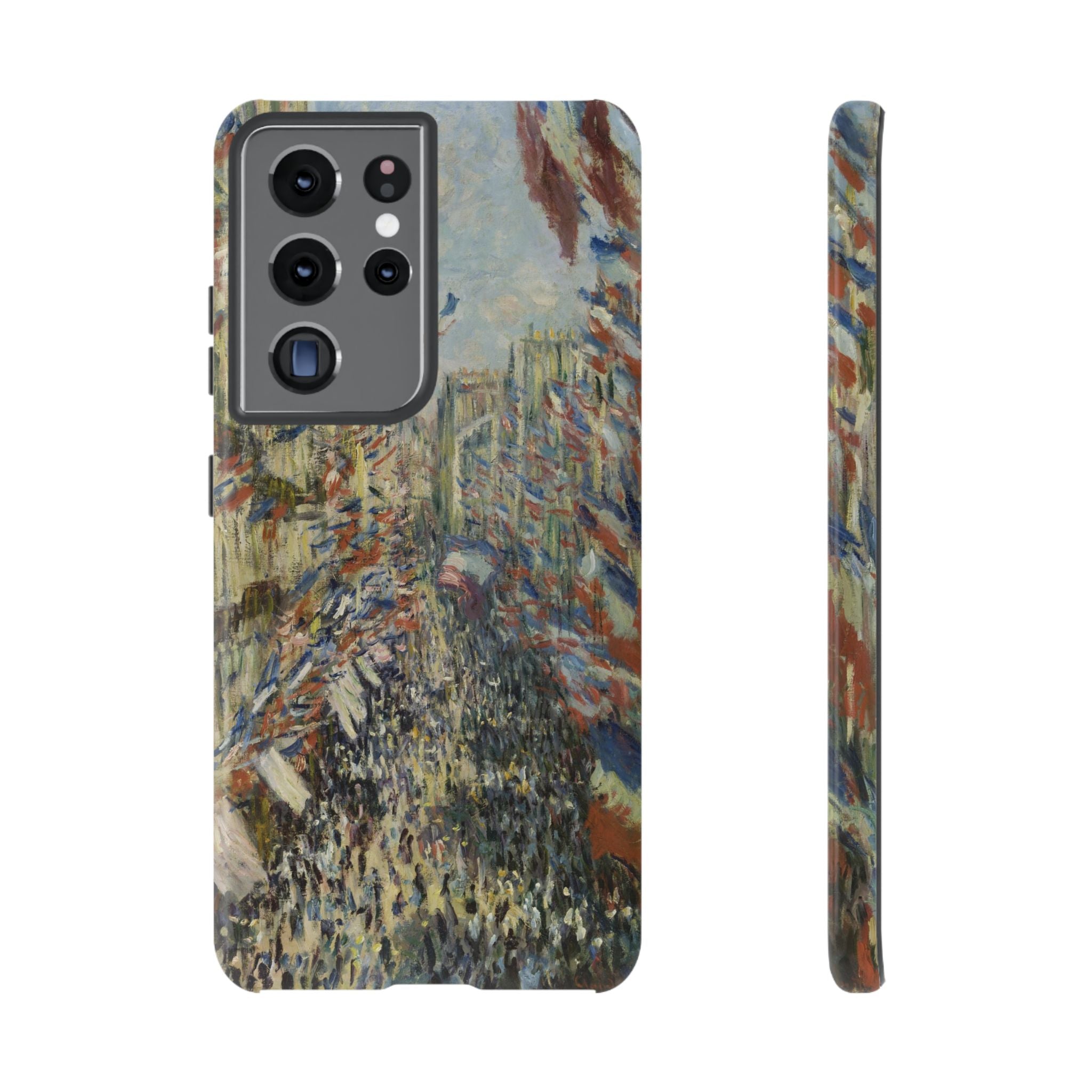 The Rue Montorgueil in Paris by Claude Monet - Samsung Tough Case