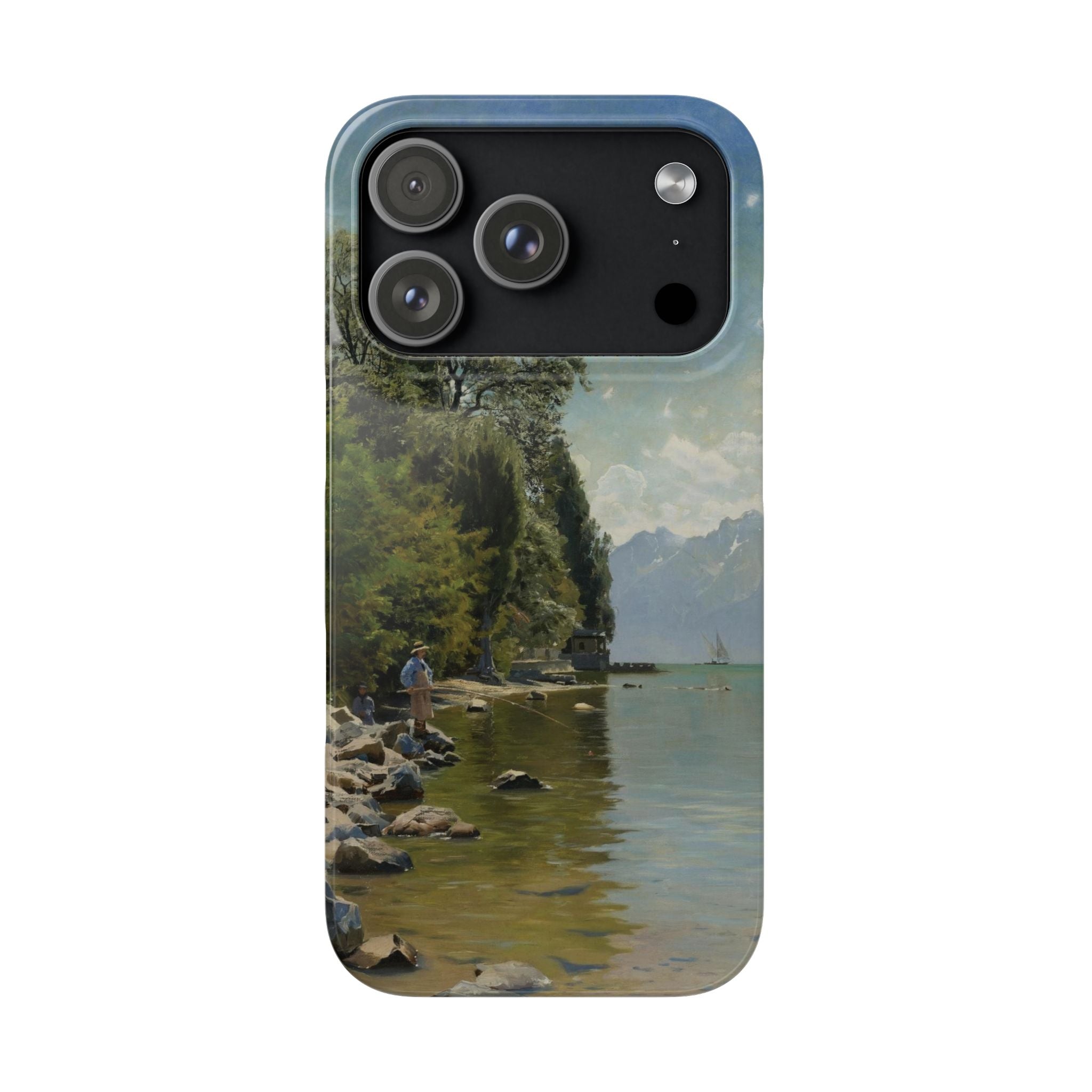 Lac Leman by Peder Mork Monsted - iPhone Slim Case