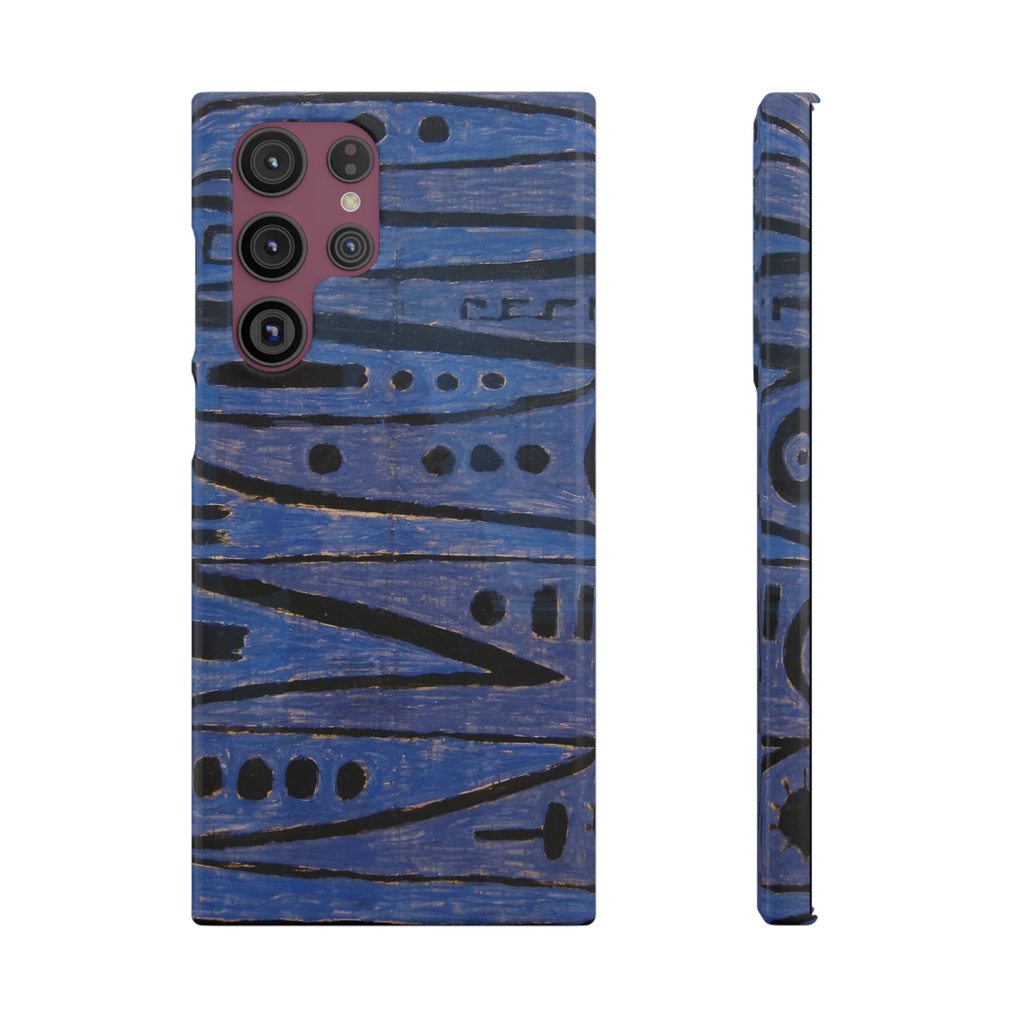 Heroic strokes of the bow by Paul Klee - Samsung Slim Case