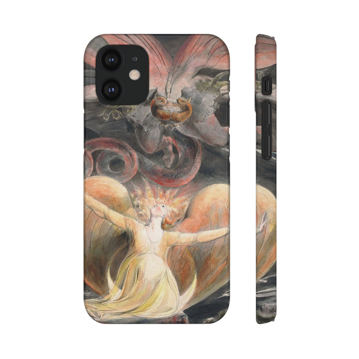 The Great Red Dragon and the Woman Clothed with the Sun by William Blake - iPhone Slim Case