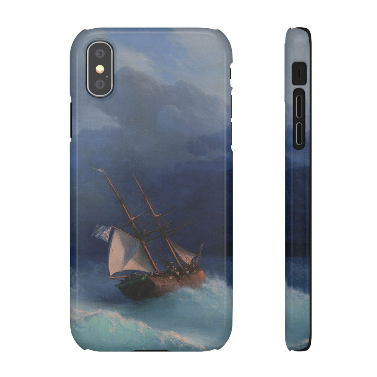 Along the Coast by Ivan Aivazovsky - iPhone Slim Case