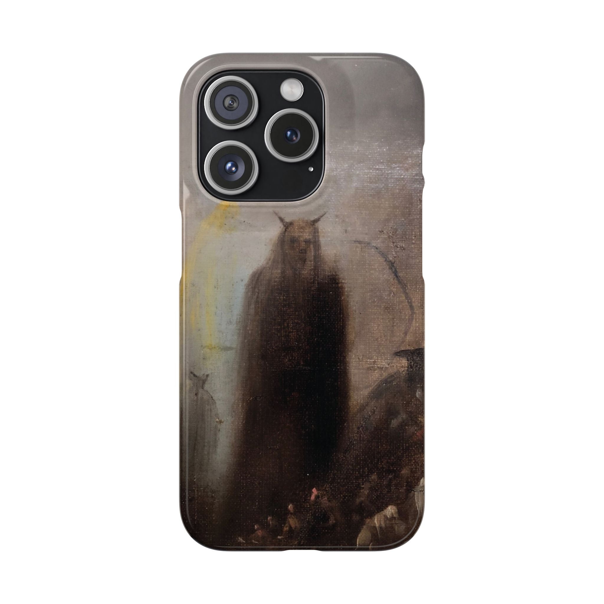 Ghostly Vision by Francisco Goya - iPhone Slim Case