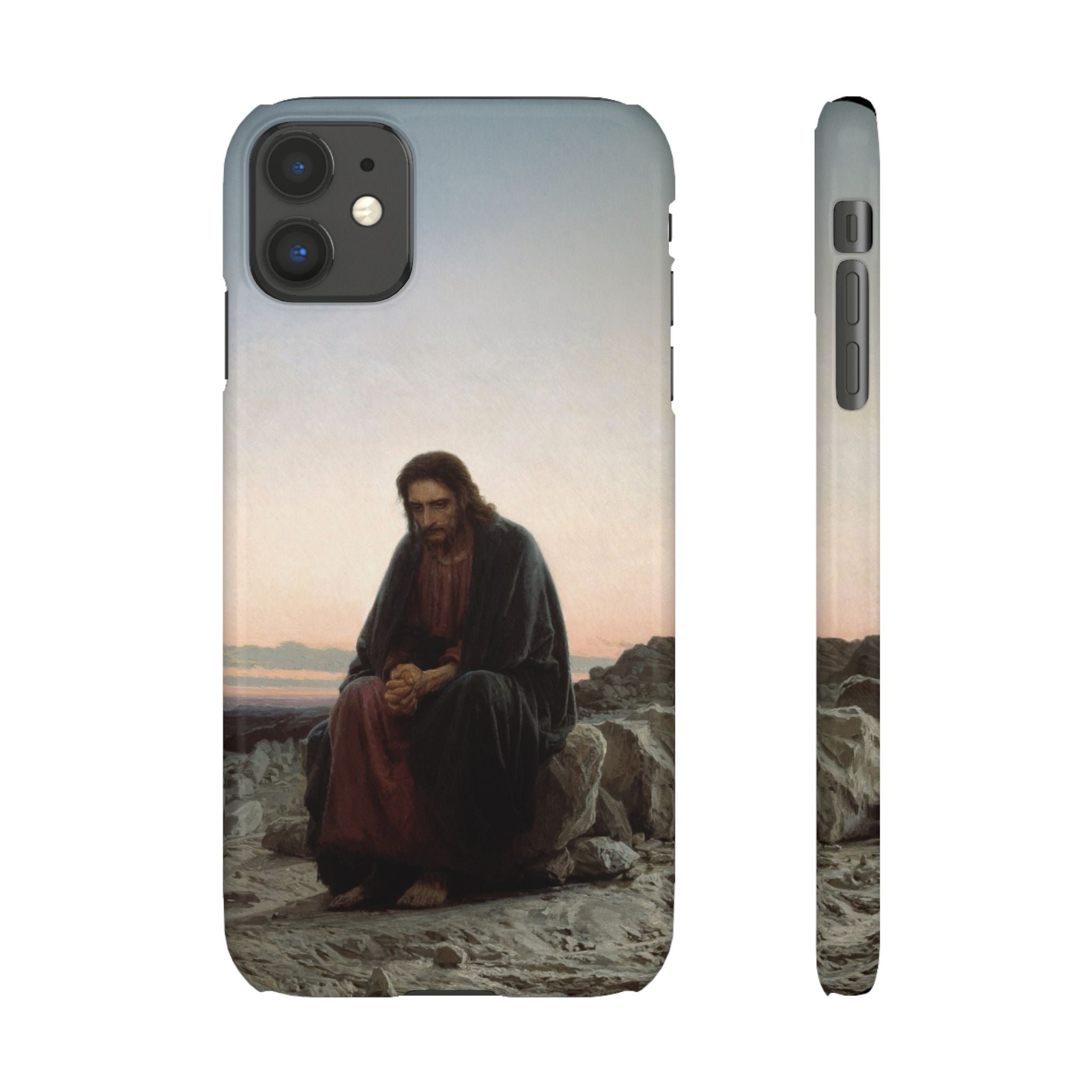 Christ in the Desert by Ivan Kramskoy - iPhone Slim Case