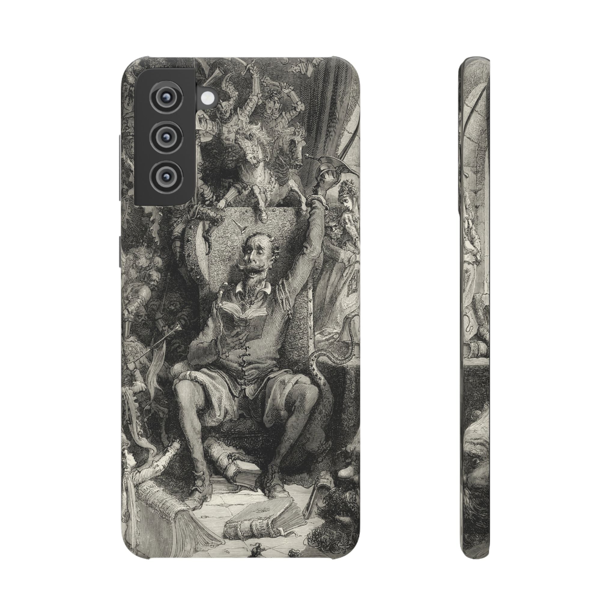 Don Quixote and His Visions by Gustave Doré - Samsung Slim Case