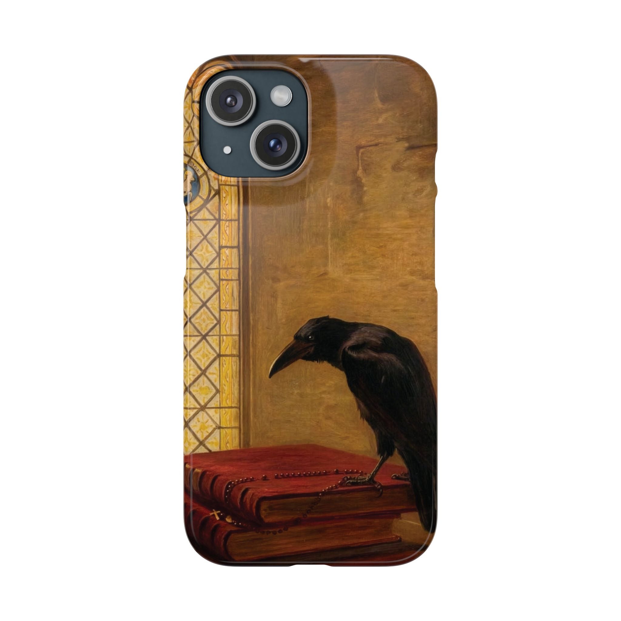 A Saint, from Jackdaw of Rheims by Briton Riviere - iPhone Slim Case