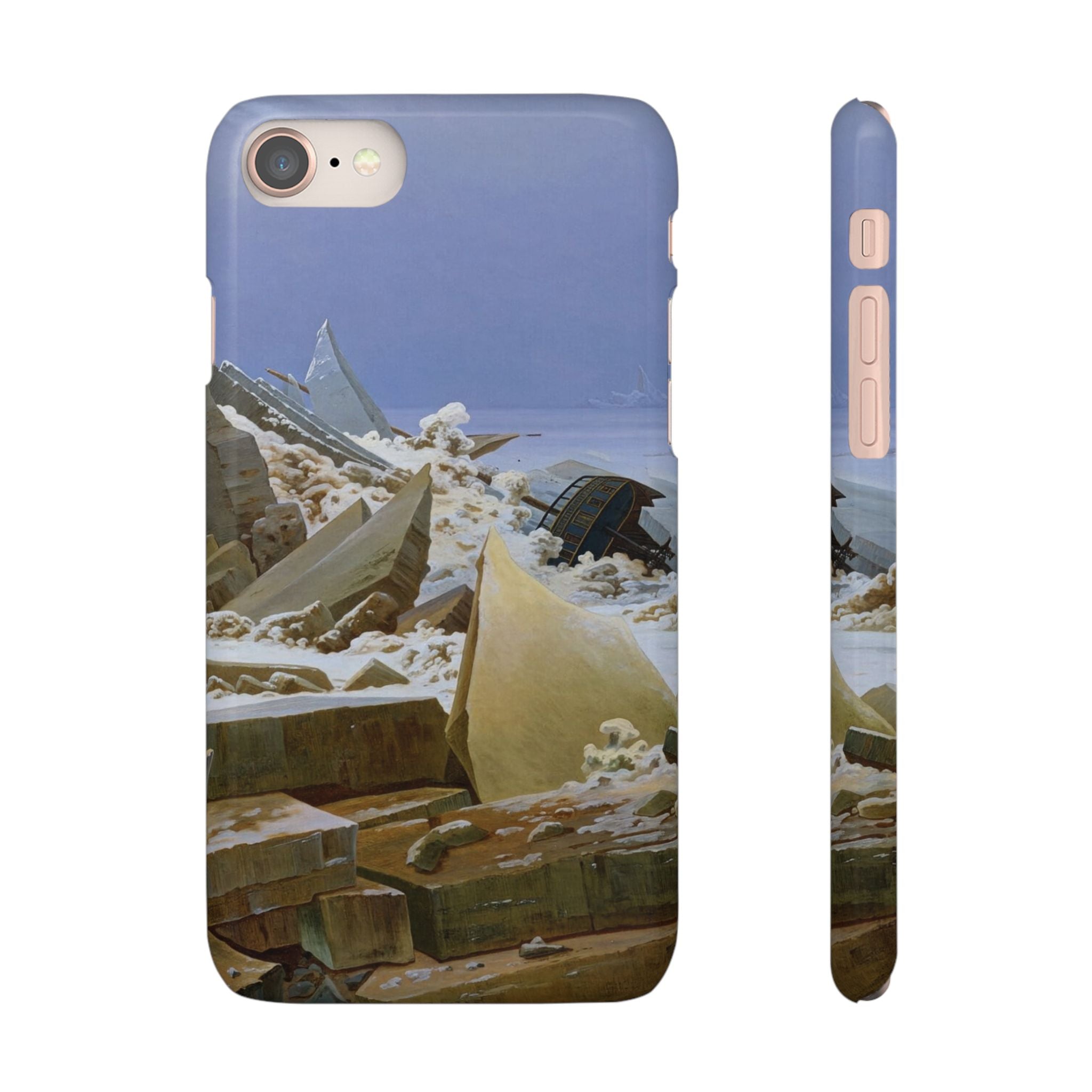 The Sea of Ice by Caspar David Friedrich - iPhone Slim Case
