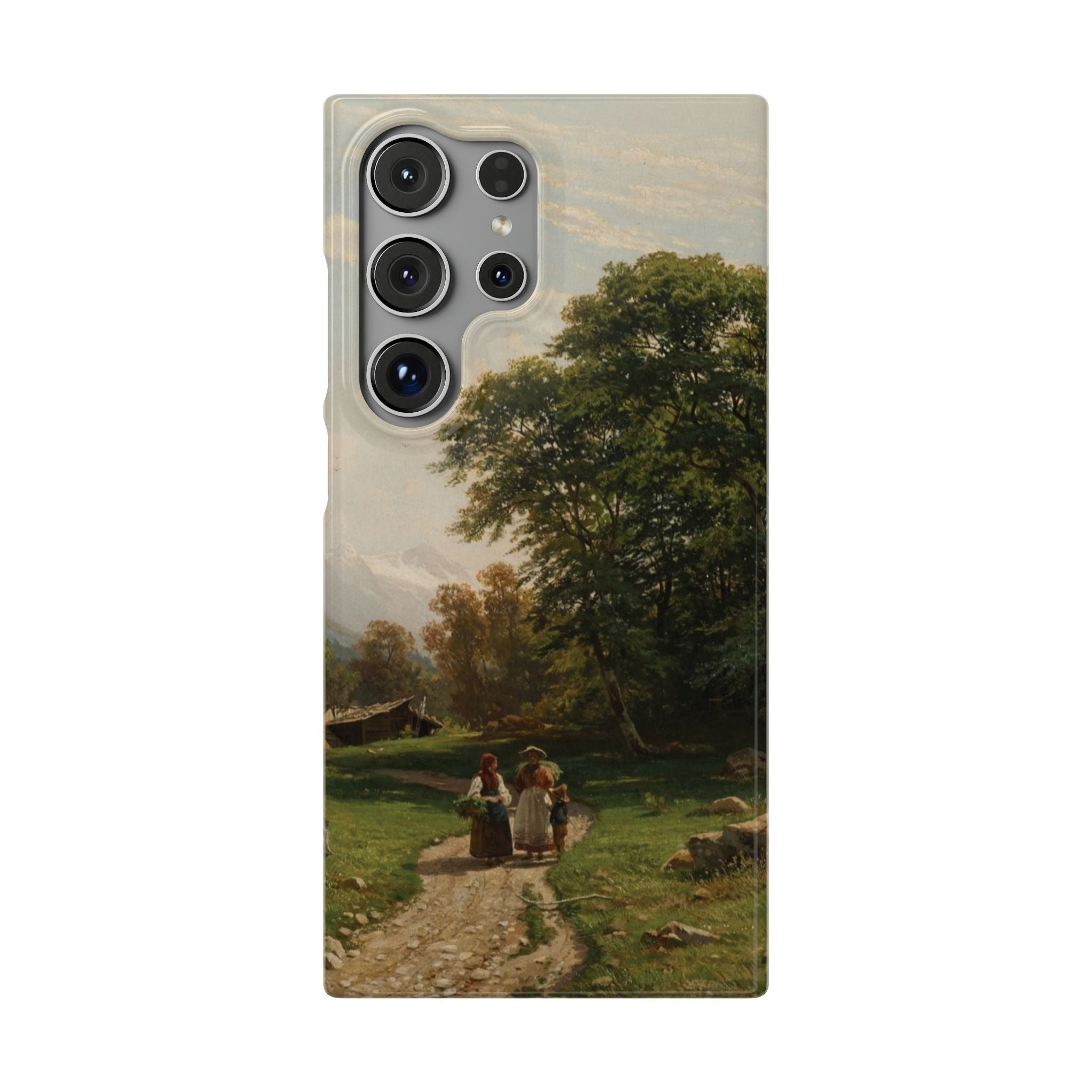 Swiss Landscape by Ivan Ivanovich Shishkin - Samsung Slim Case