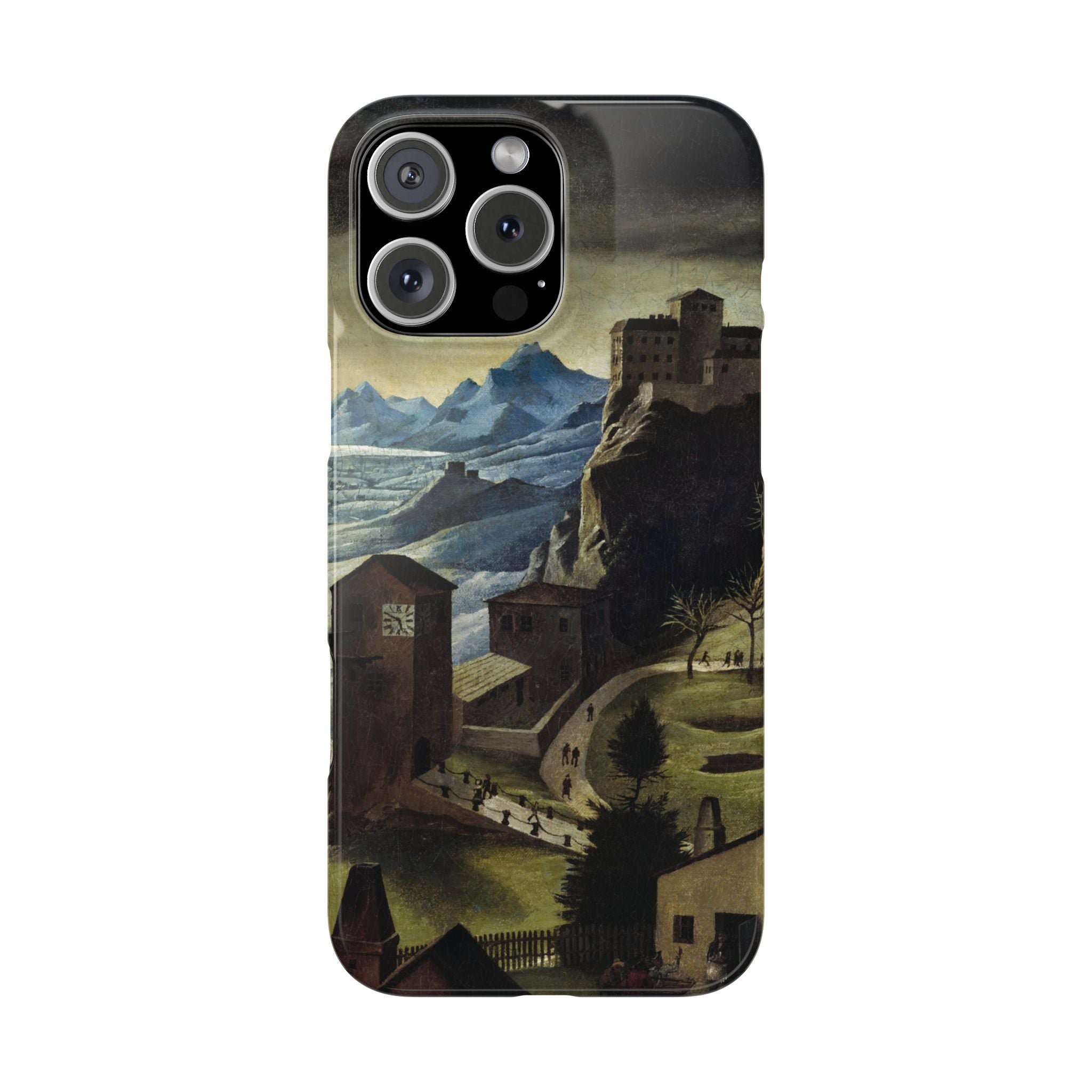 Landschaft mit Burg by Franz Sedlacek - iPhone Slim Case