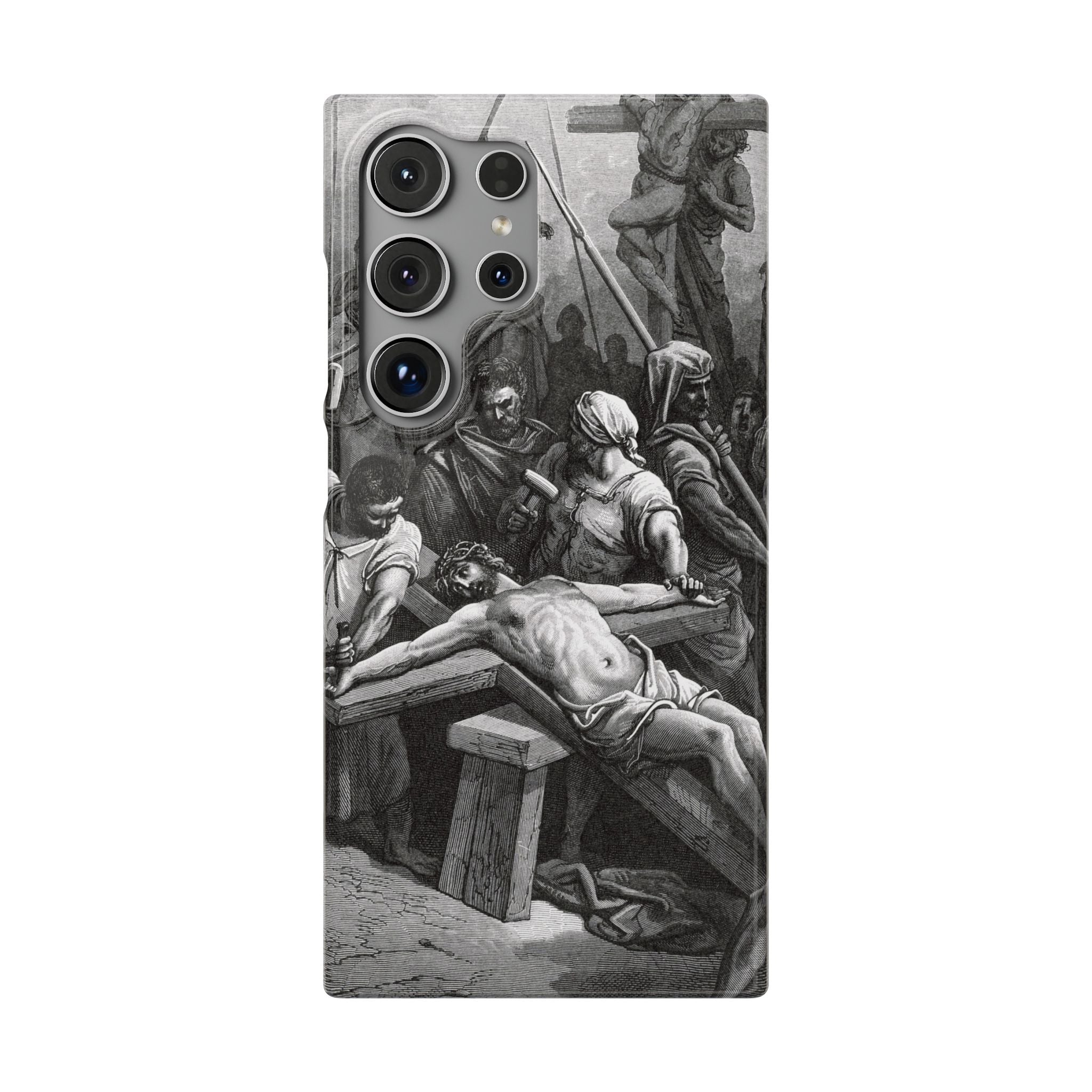 Crucifixion of Jesus by Gustave Doré - Samsung Slim Case