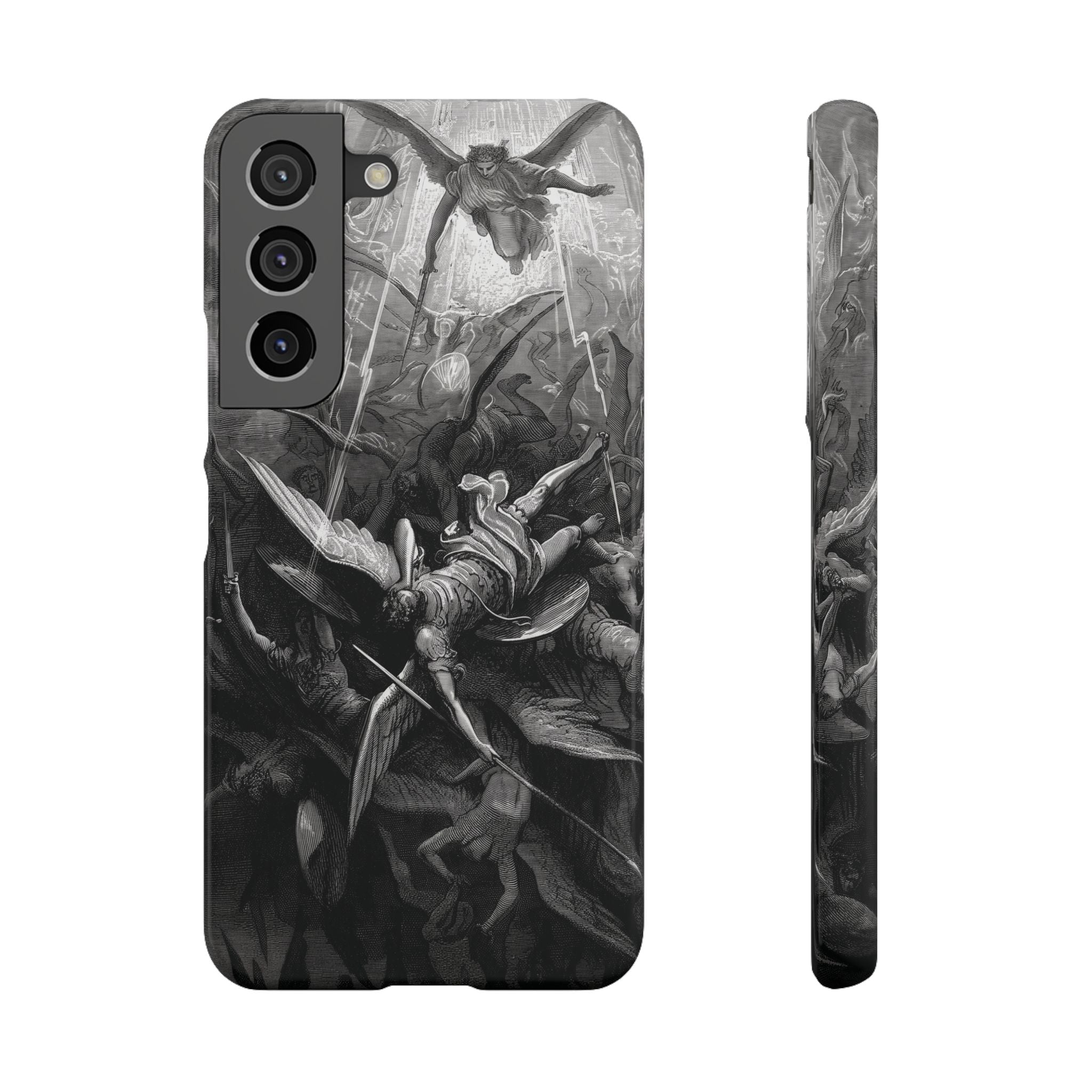 Paradise Lost |The Battle in Heaven by Gustave Doré - Samsung Slim Case