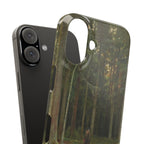 In the Forest of Countess Mordvinova Petergof by Ivan Ivanovich Shishkin - iPhone Slim Case