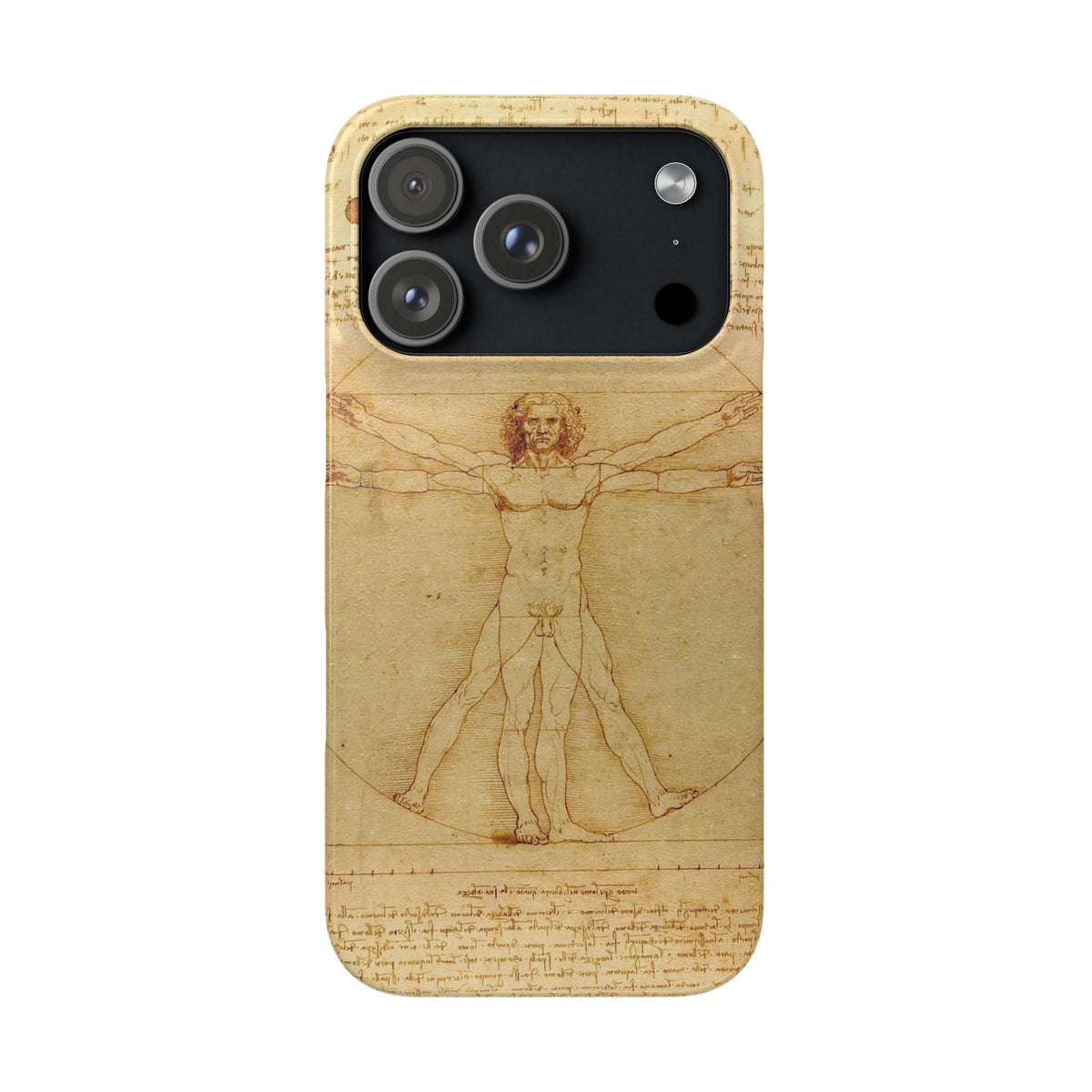 The Vitruvian Man by Leonardo da Vinci - iPhone Slim Case
