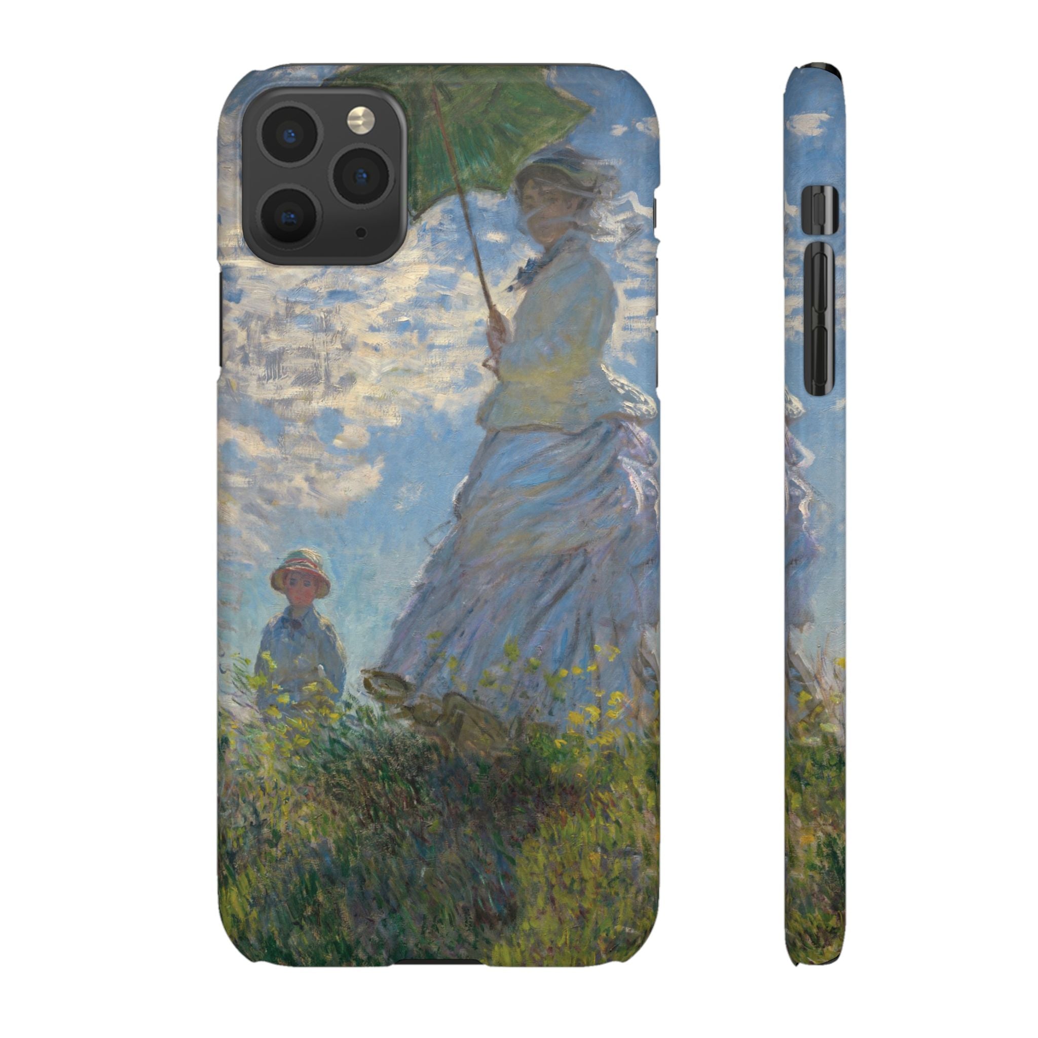 Madame Monet and Her Son by Claude Monet - iPhone Slim Case