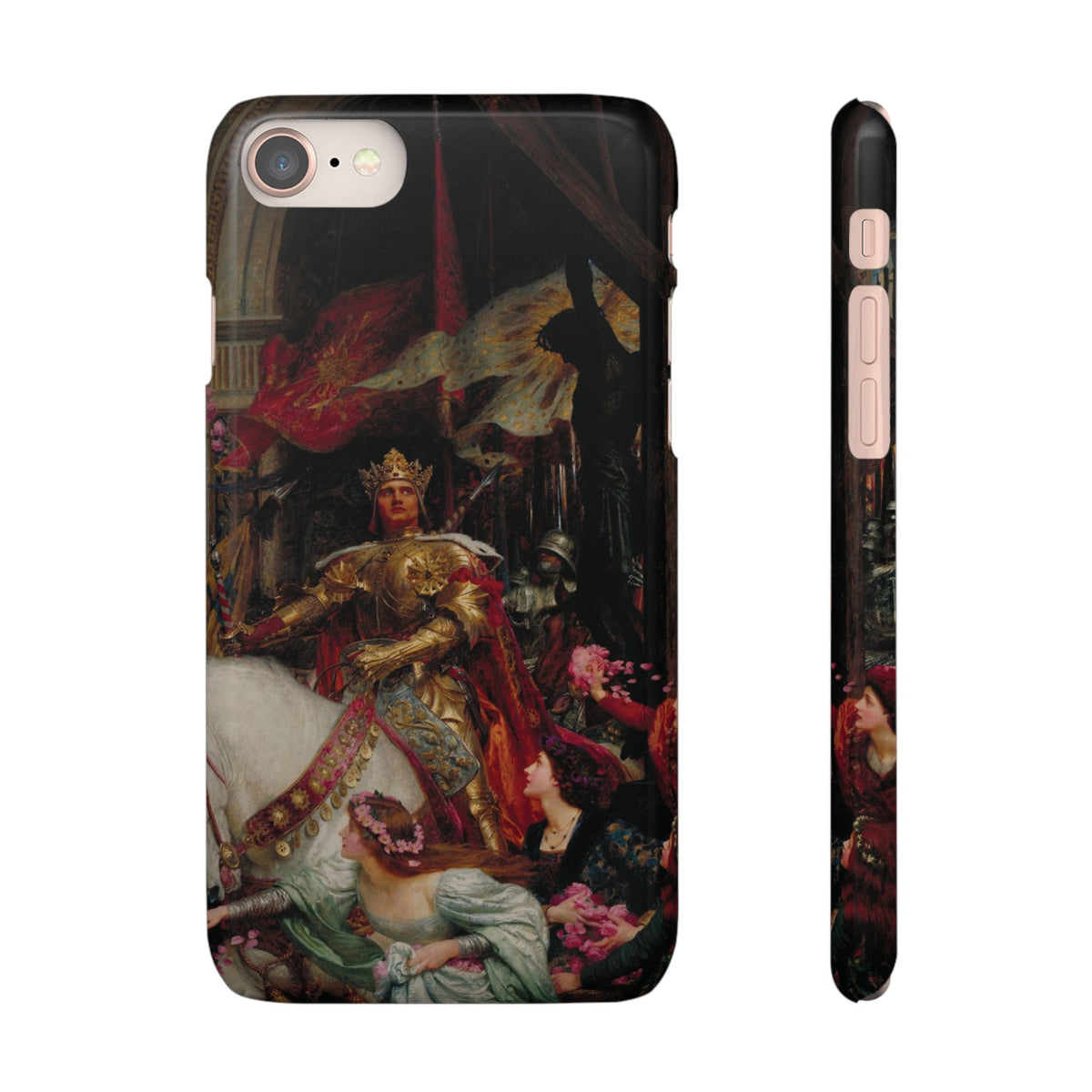 The Two Crowns by Frank Dicksee - iPhone Slim Case