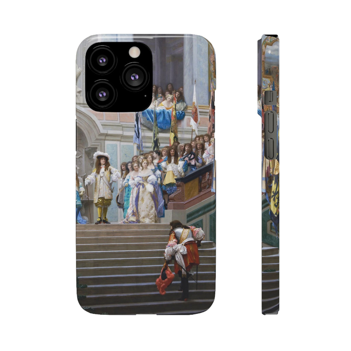 Reception du Grand Conde par Louis XIV by Jean-Leon Gerome - iPhone Slim Case