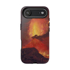 Vesuvius in Eruption by Joseph Wright of Derby - iPhone Tough Case