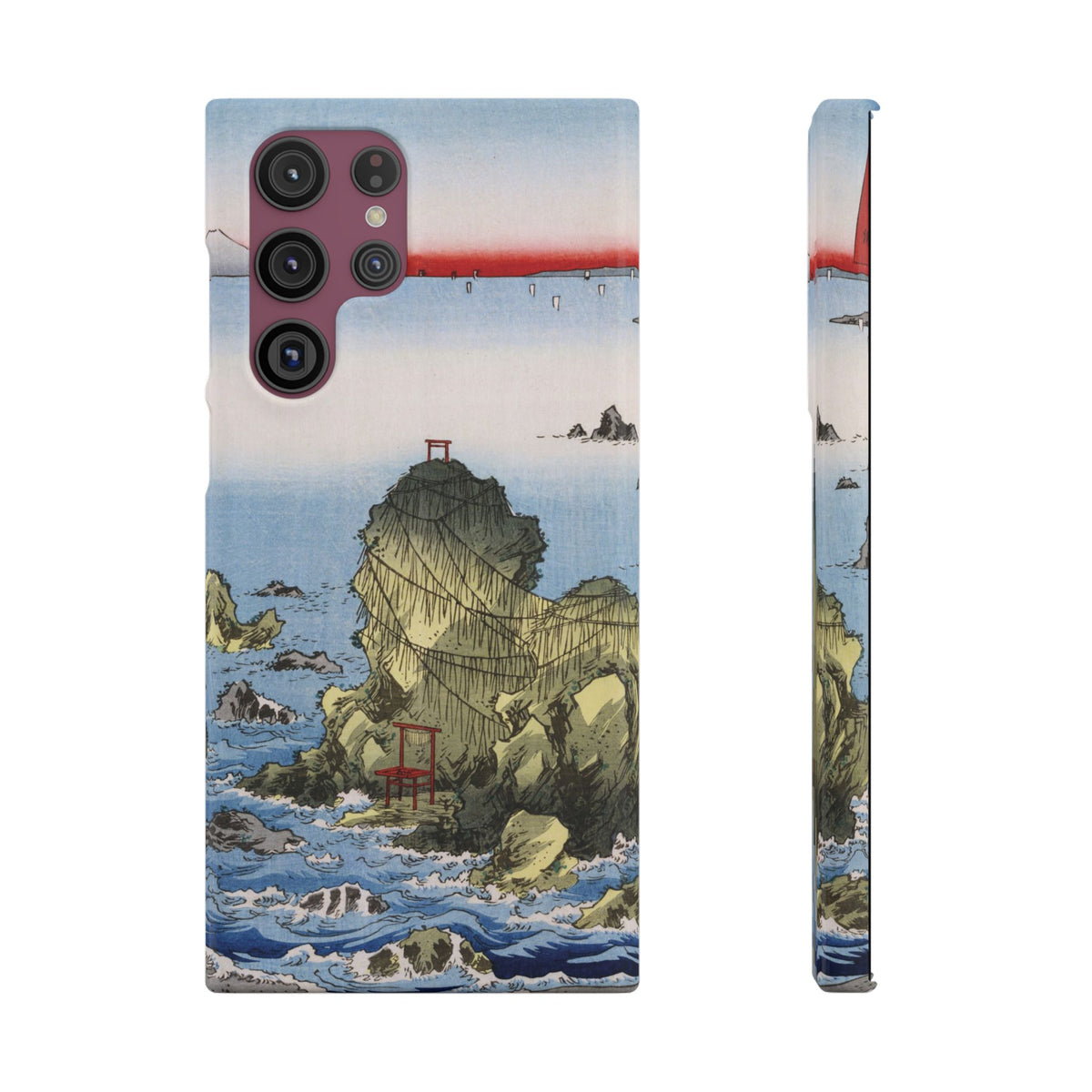 Futamigaura in Ise Province by Utagawa Hiroshige - Samsung Slim Case