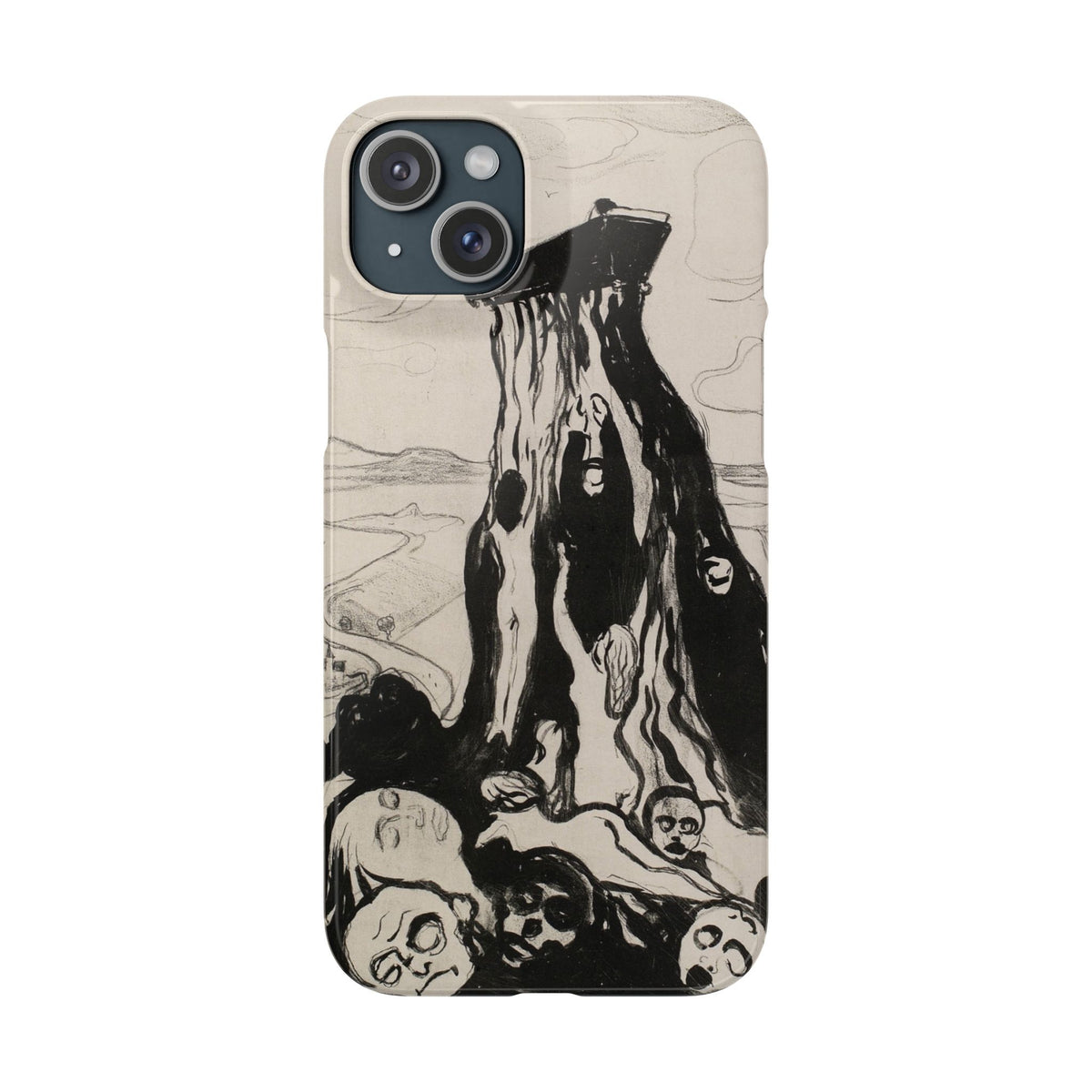 Funeral March by Edvard Munch - iPhone Slim Case