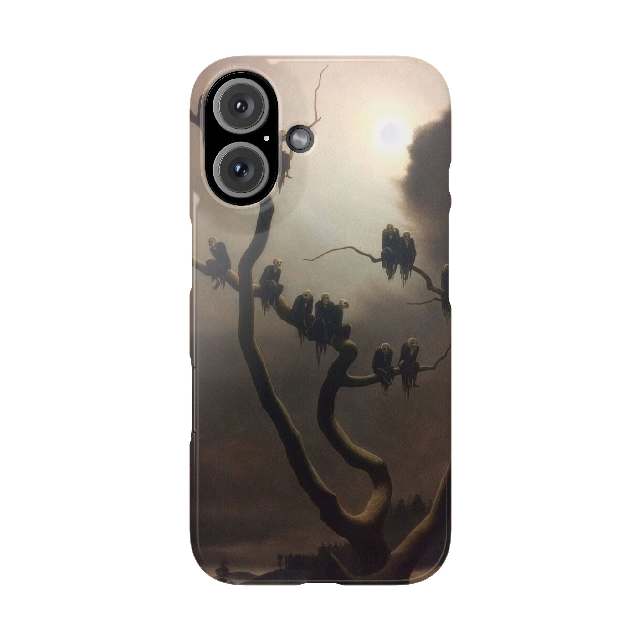Ghosts on a Tree by Franz Sedlacek - iPhone Slim Case