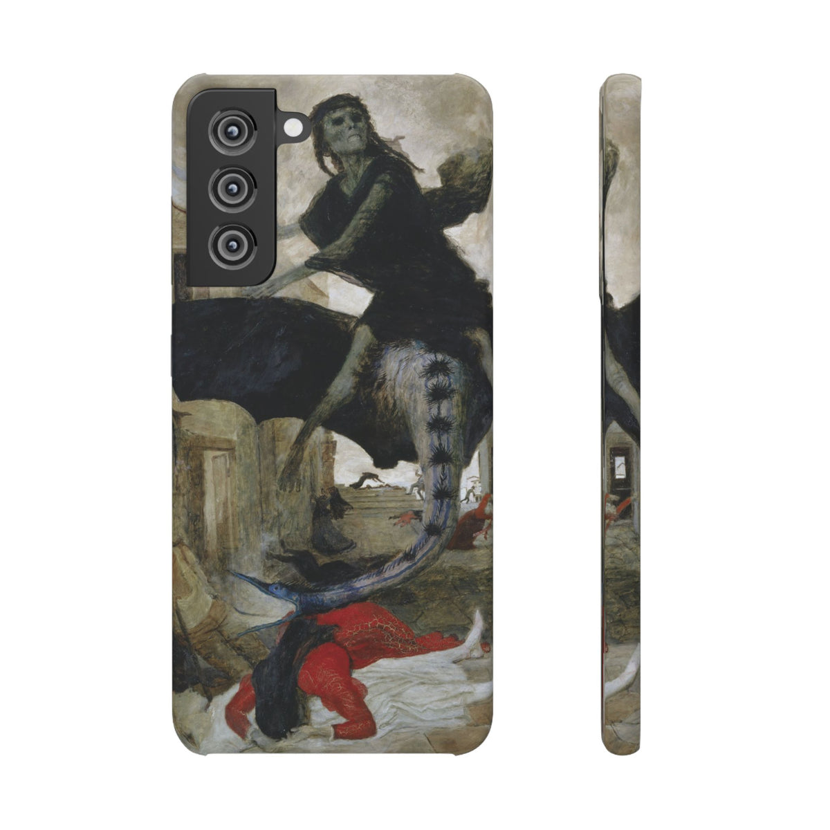 The Plague by Arnold Böcklin - Samsung Slim Case