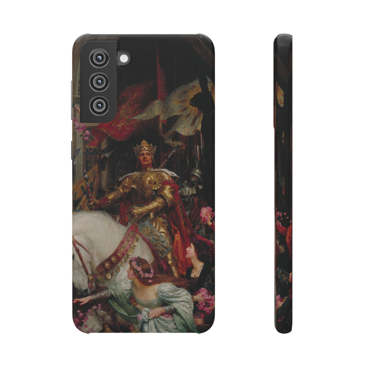 The Two Crowns by Frank Dicksee - Samsung Slim Case