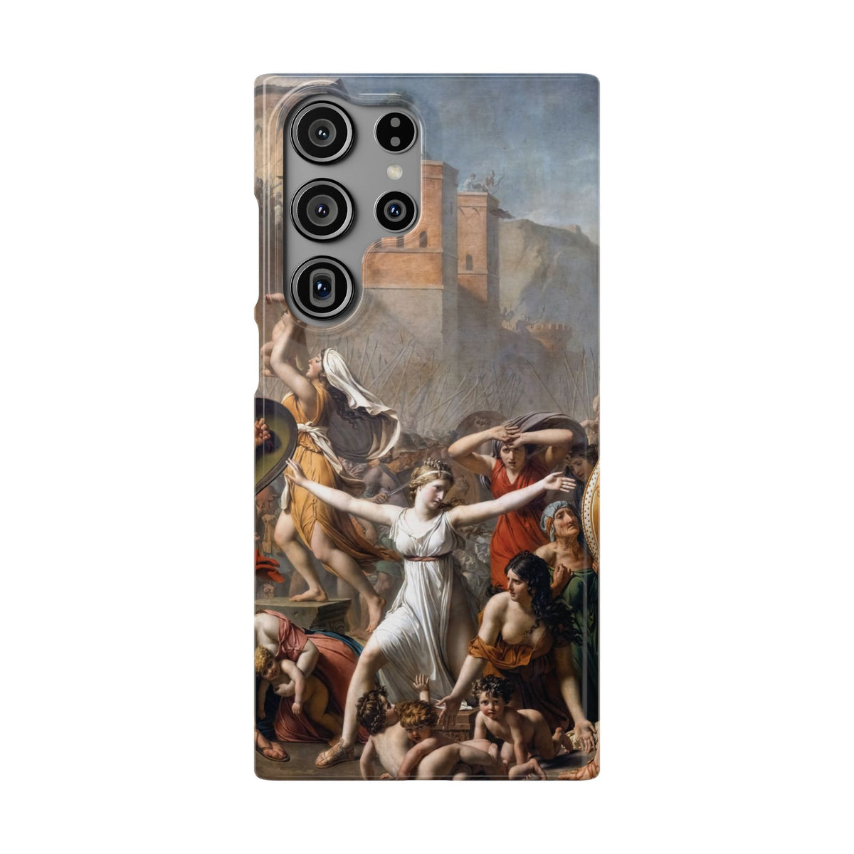 The Intervention of the Sabine Women by Jacques-Louis David - Samsung Slim Case